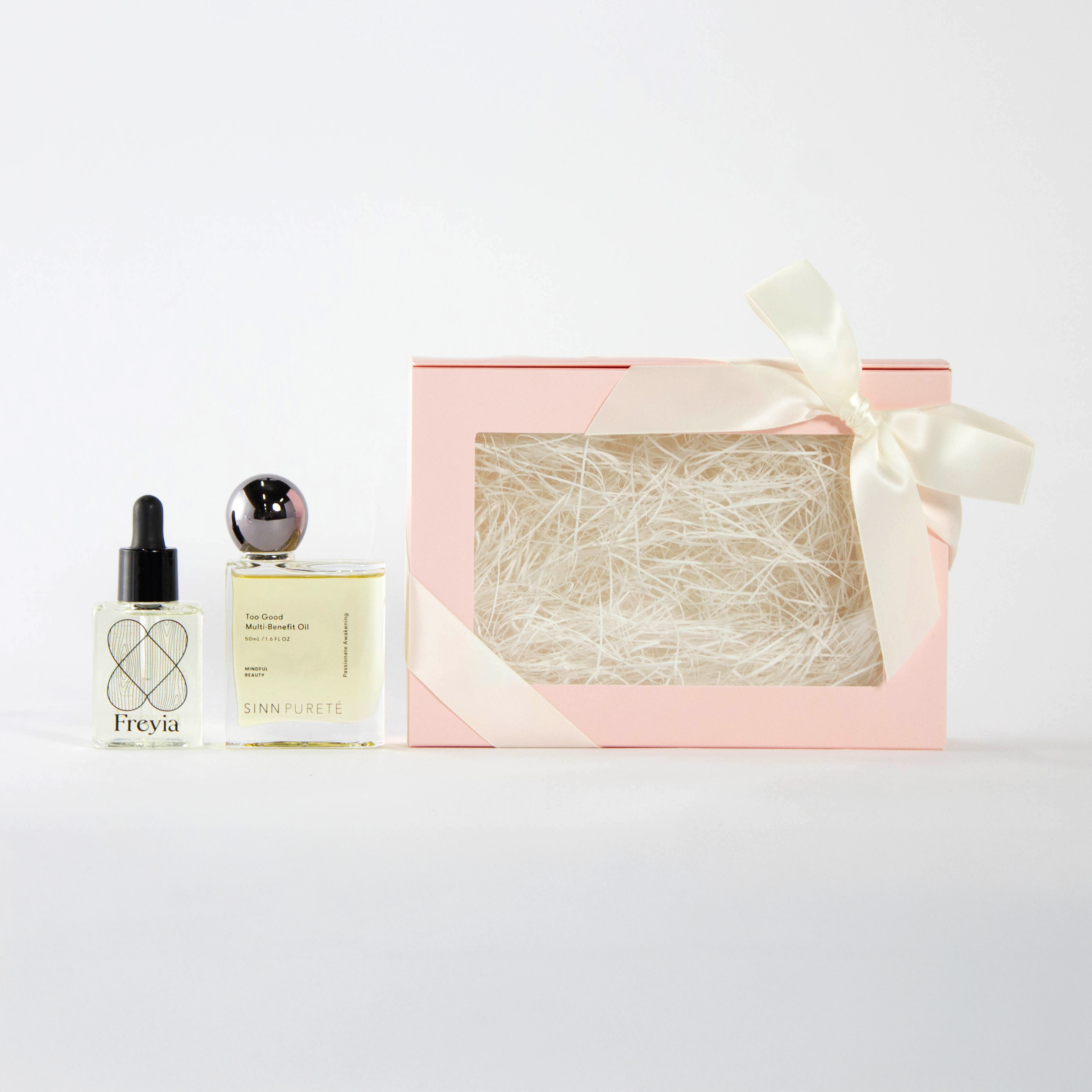 【BOX付】ラメ入り入浴剤＆シンピュルテヘアオイルセット