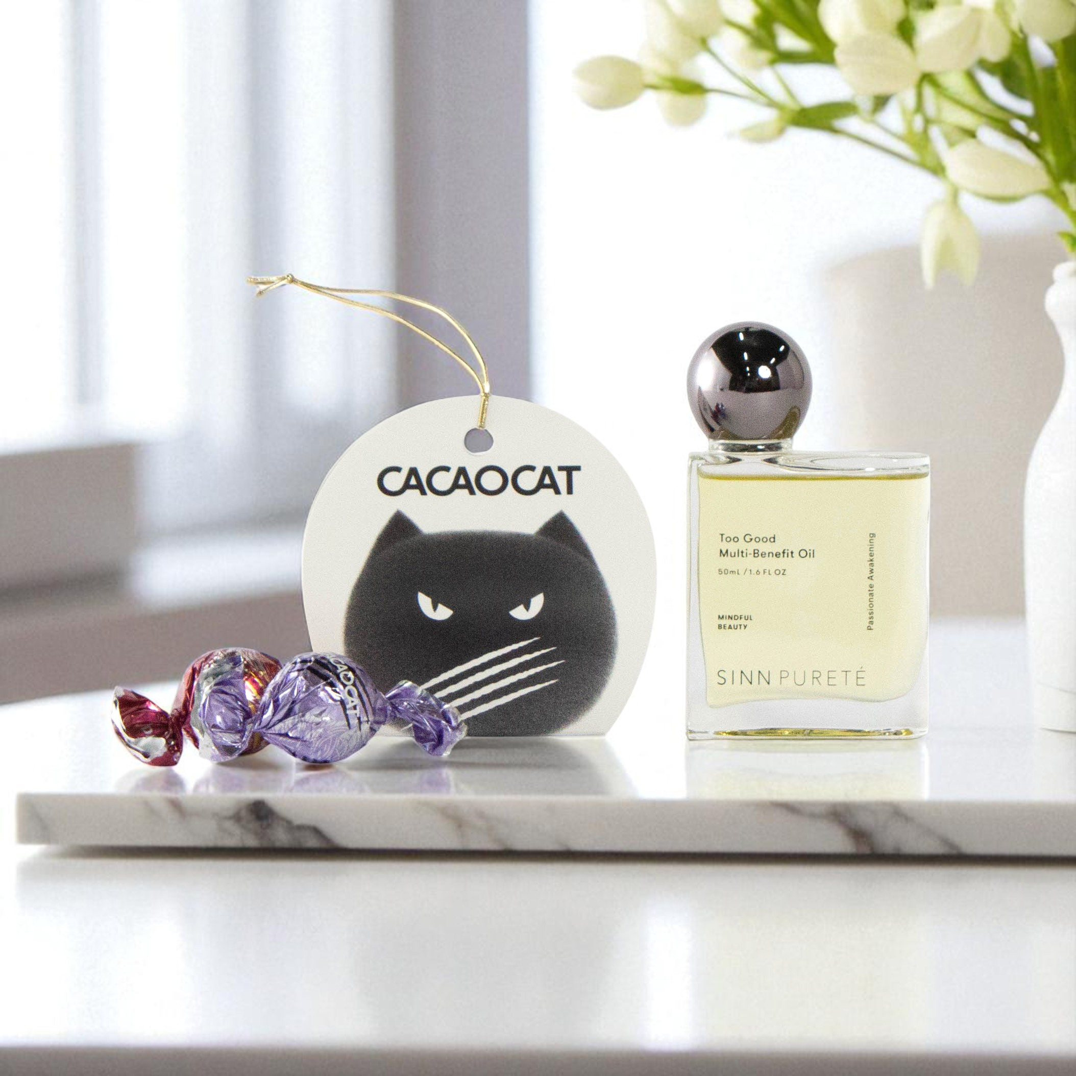 【BOX付】CACAOCAT＆シンピュルテヘアオイルセット