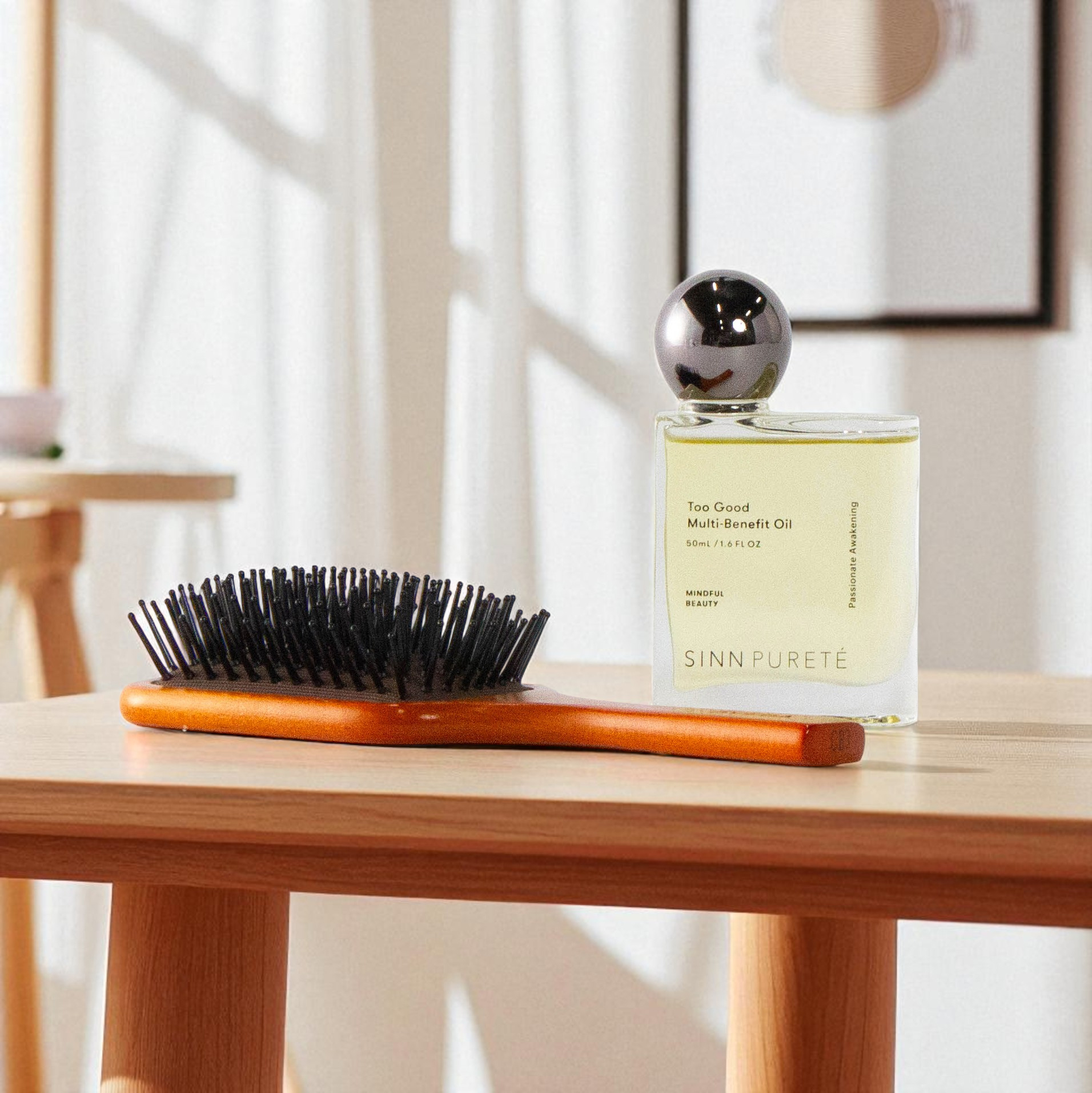 AVEDAパドルブラシ＆シンピュルテヘアオイルセット