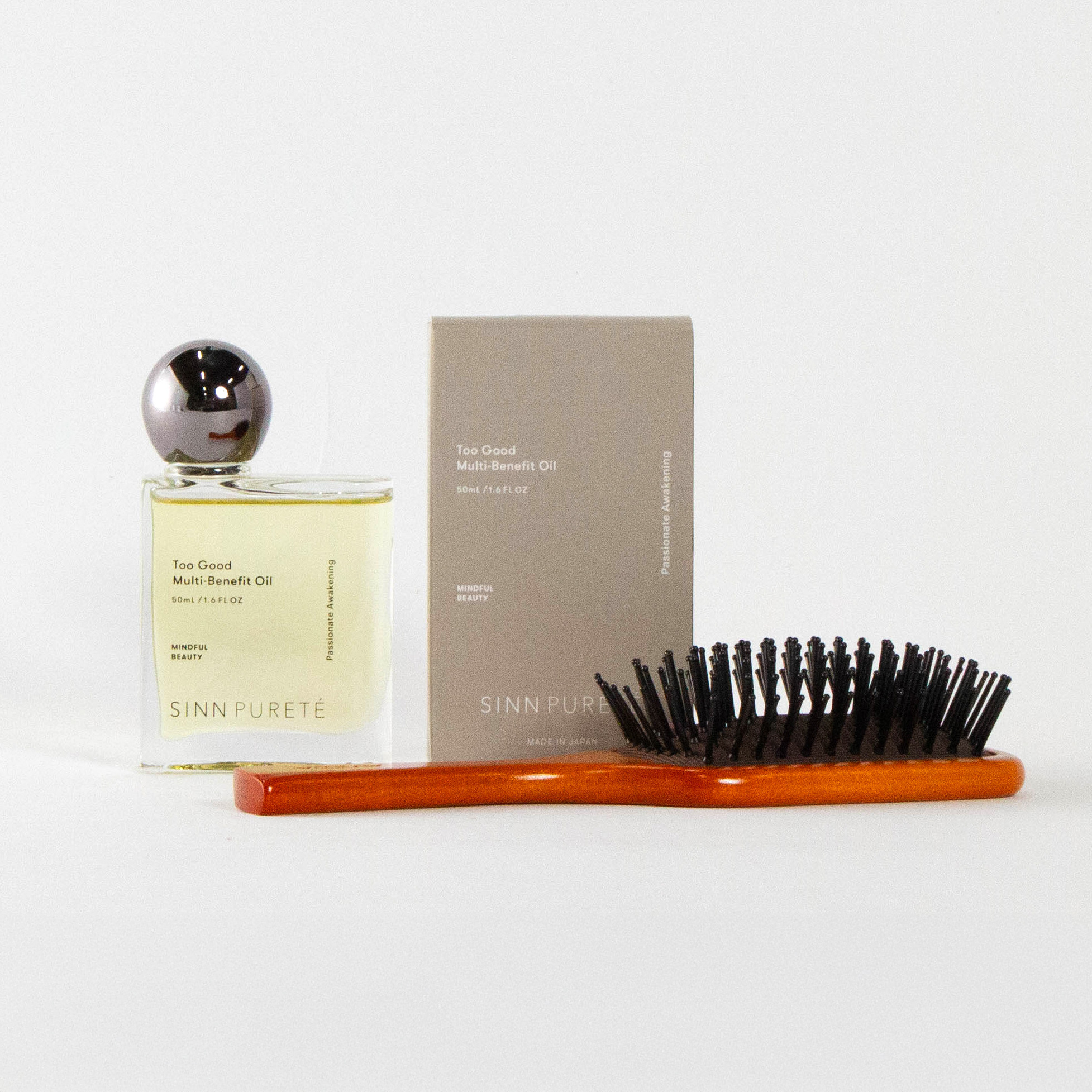 AVEDAパドルブラシ＆シンピュルテヘアオイルセット | SINN PURETE