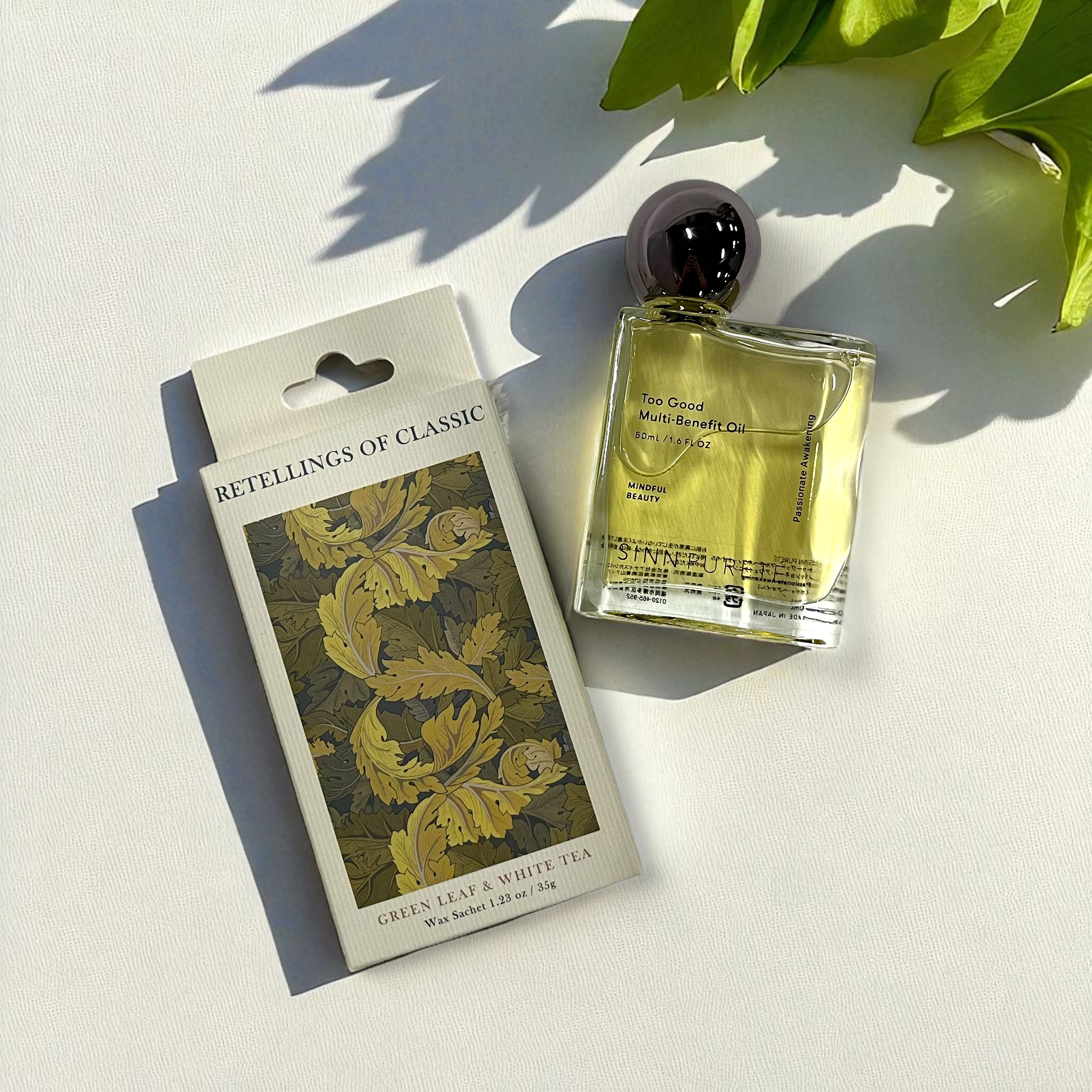 【お友達が香り選べる】ワックスサシェ＆シンピュルテヘアオイルセット