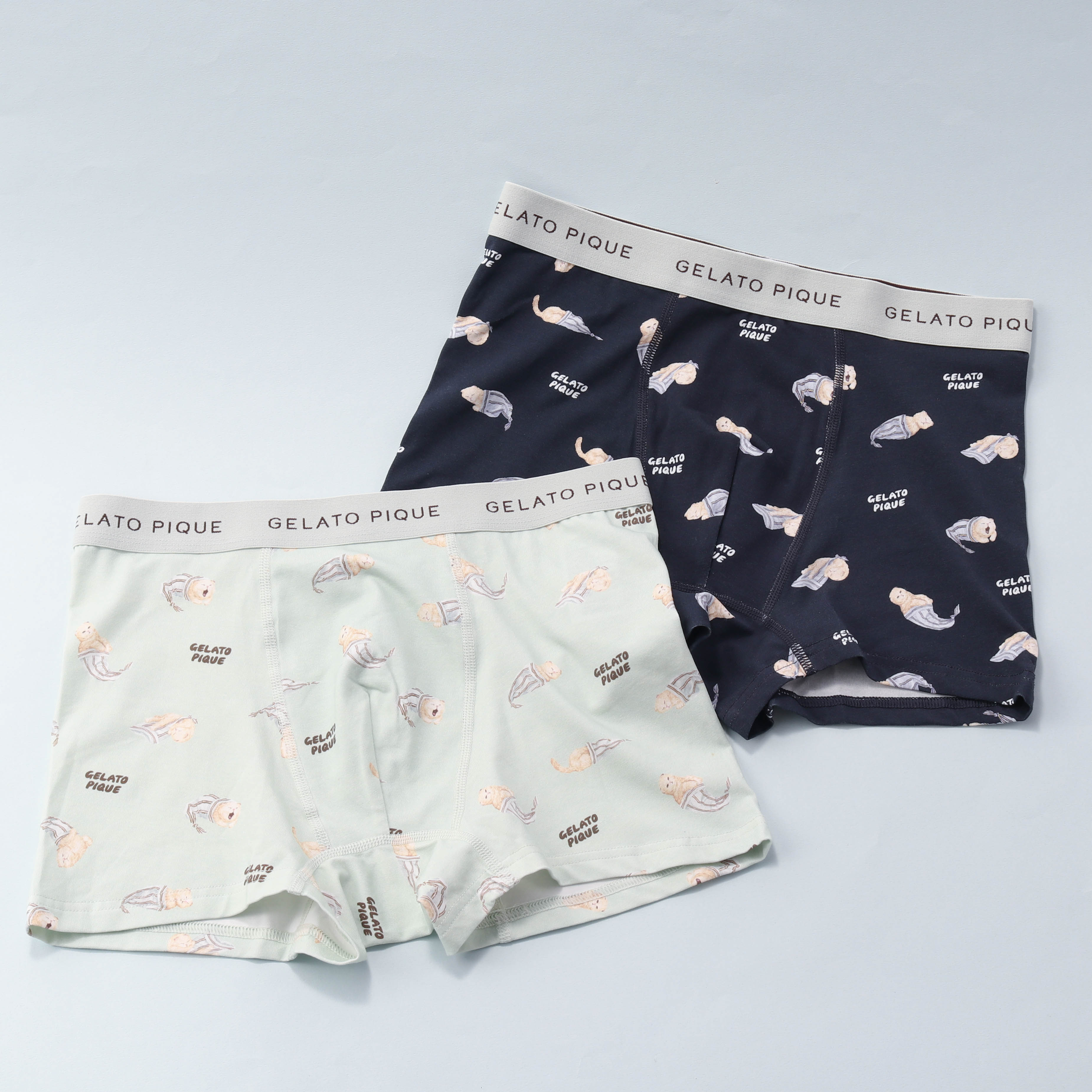 【HOMME】スリーピングキャット総柄ボクサーパンツ＜BOX入り＞