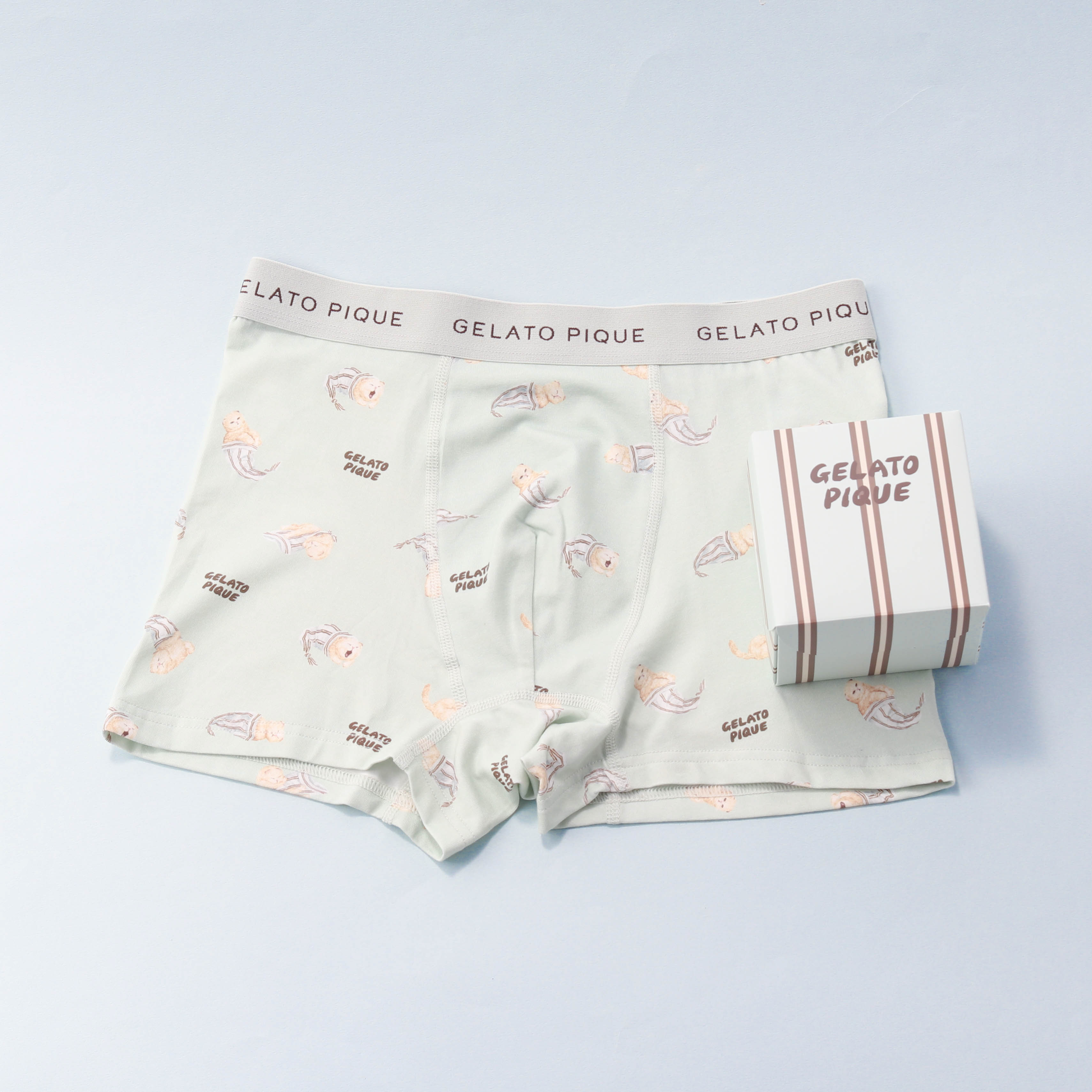 HOMME】スリーピングキャット総柄ボクサーパンツ＜BOX入り＞ | gelato