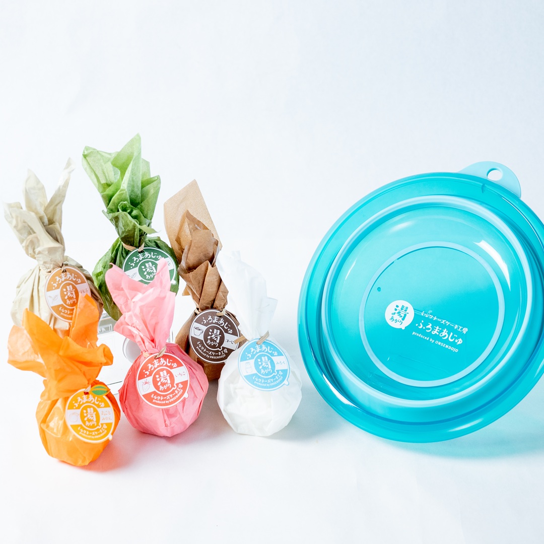 【オリジナル湯桶付きセット】ミルクチーズケーキふろまあじゅ6個セット
