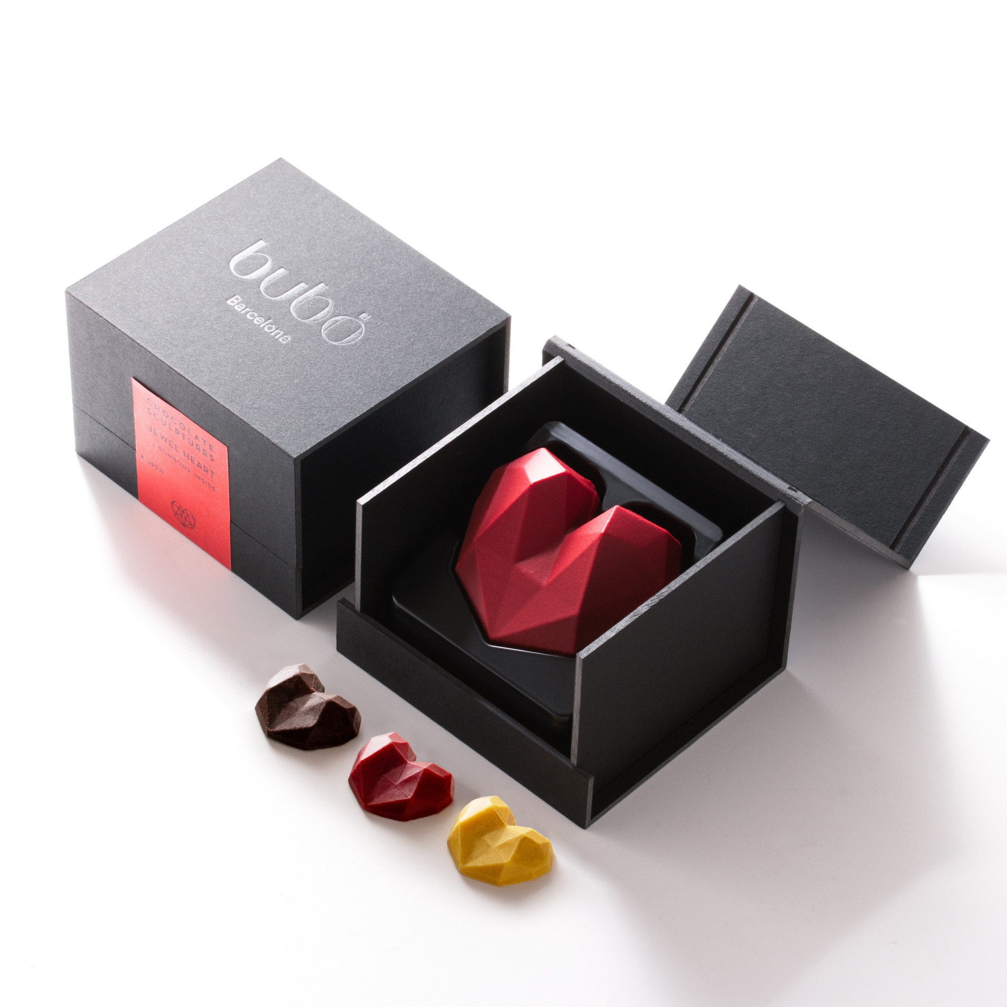 チョコスカルプチャー　ジュエル　ハート