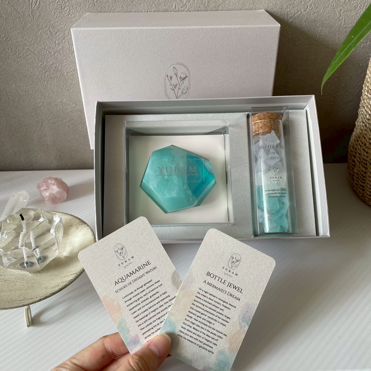 【宝石石鹸】宝石箱（愛を紡ぐ妖精・人魚の記憶）