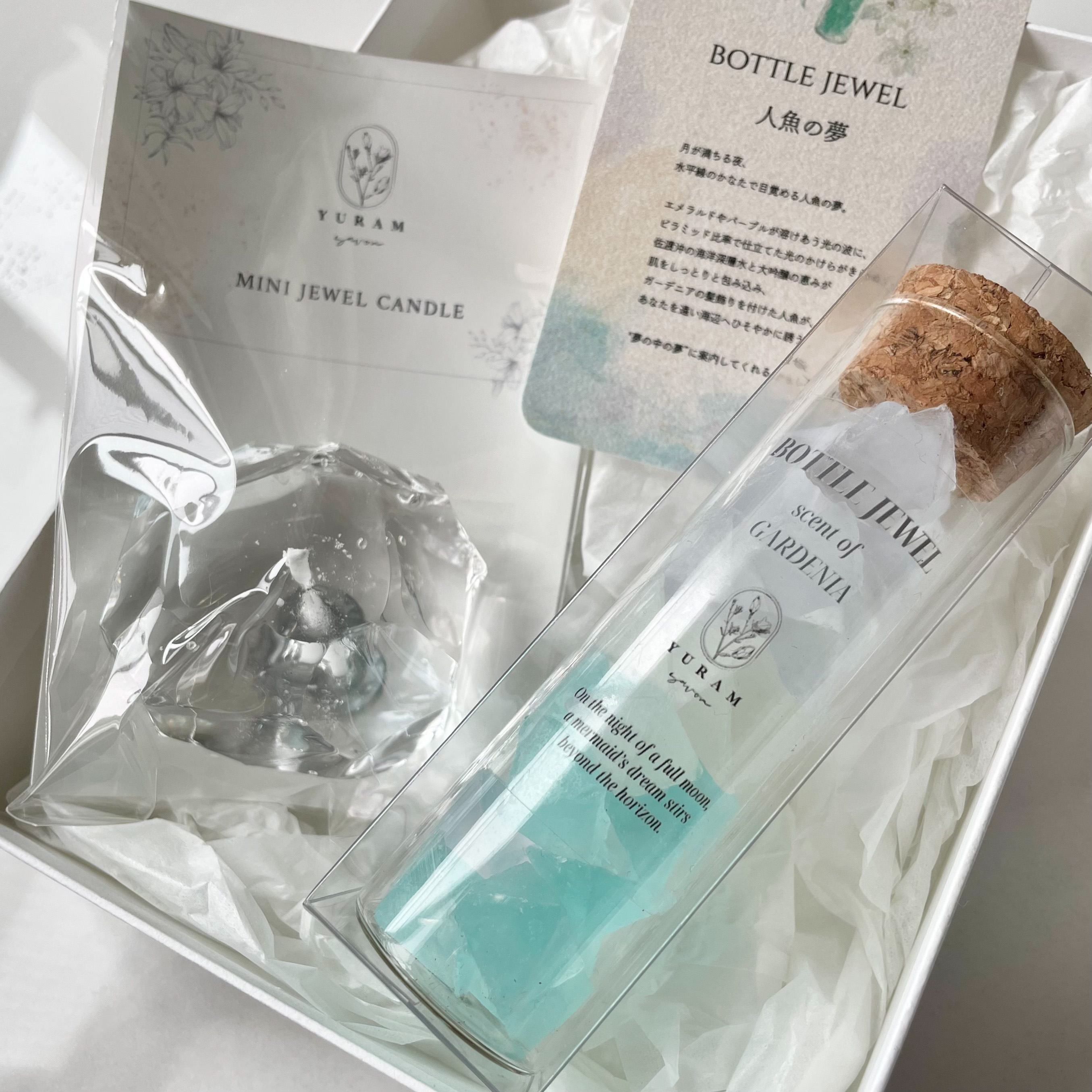 【宝石石鹸】宝石箱（妖精とクリスタル・人魚とクリスタル）