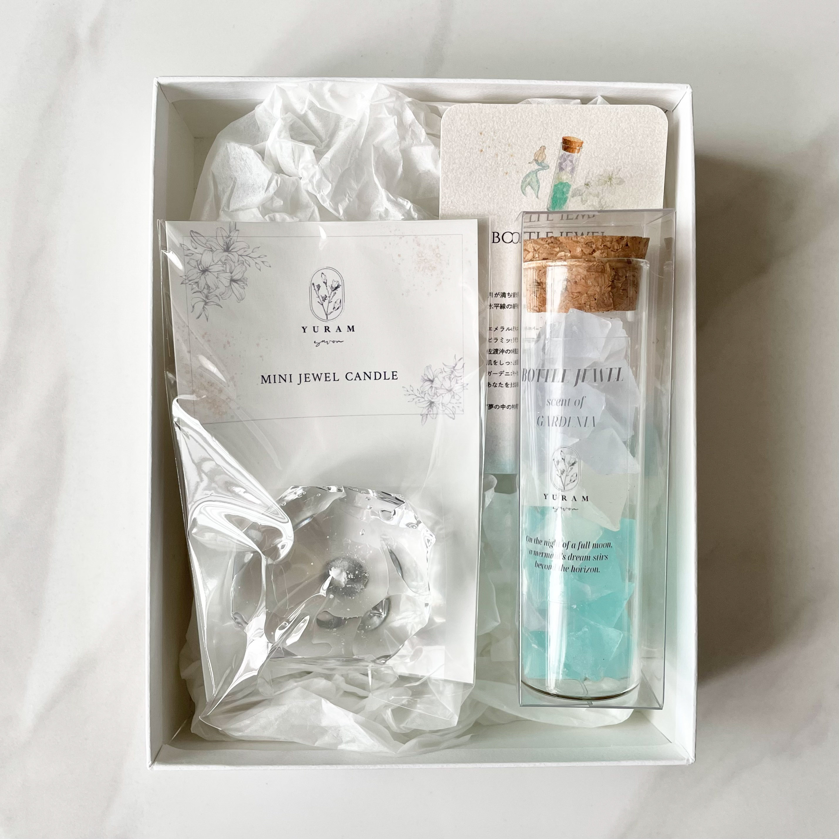 【宝石石鹸】宝石箱（妖精とクリスタル・人魚とクリスタル）