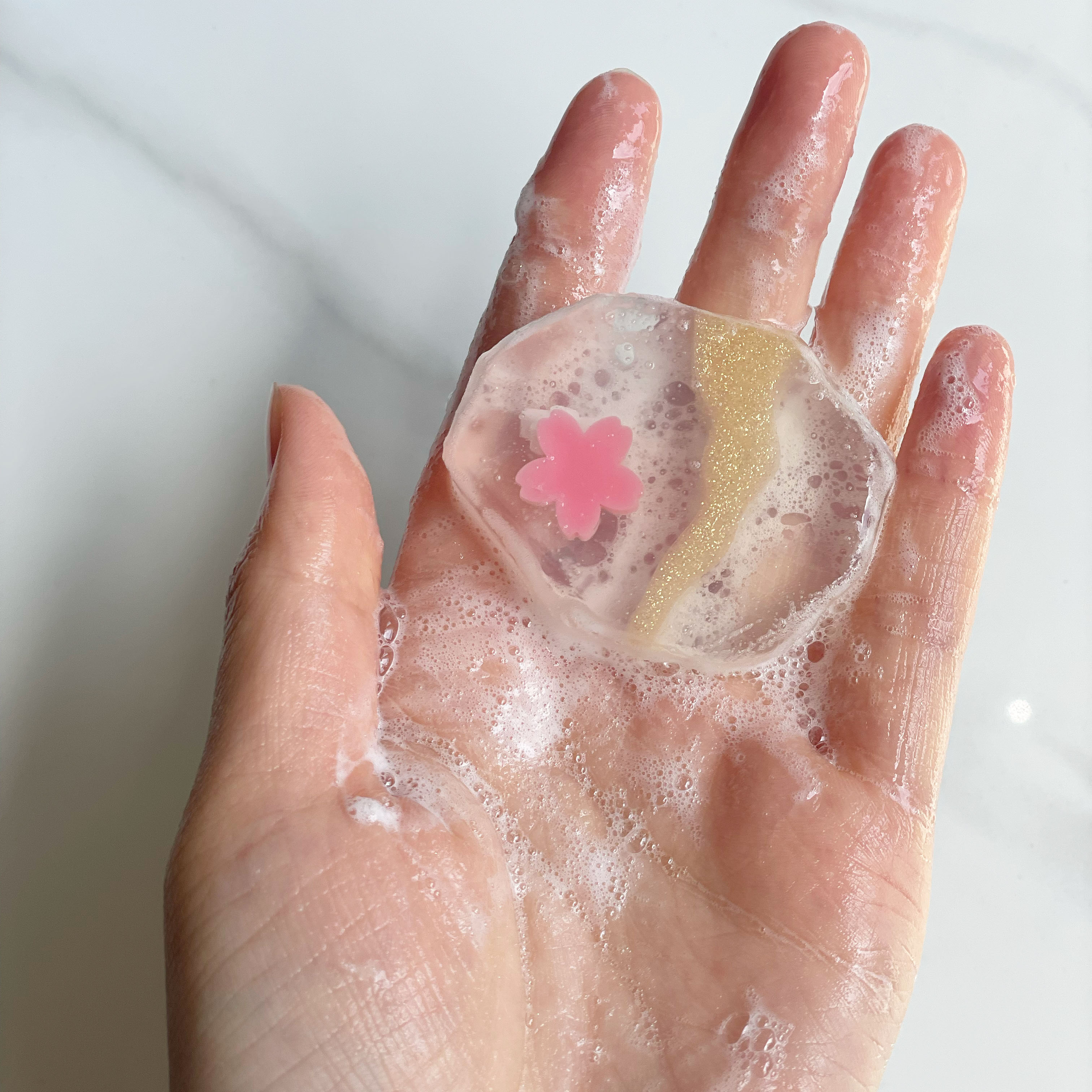 宝石石鹸（さくら・ガーデニア）