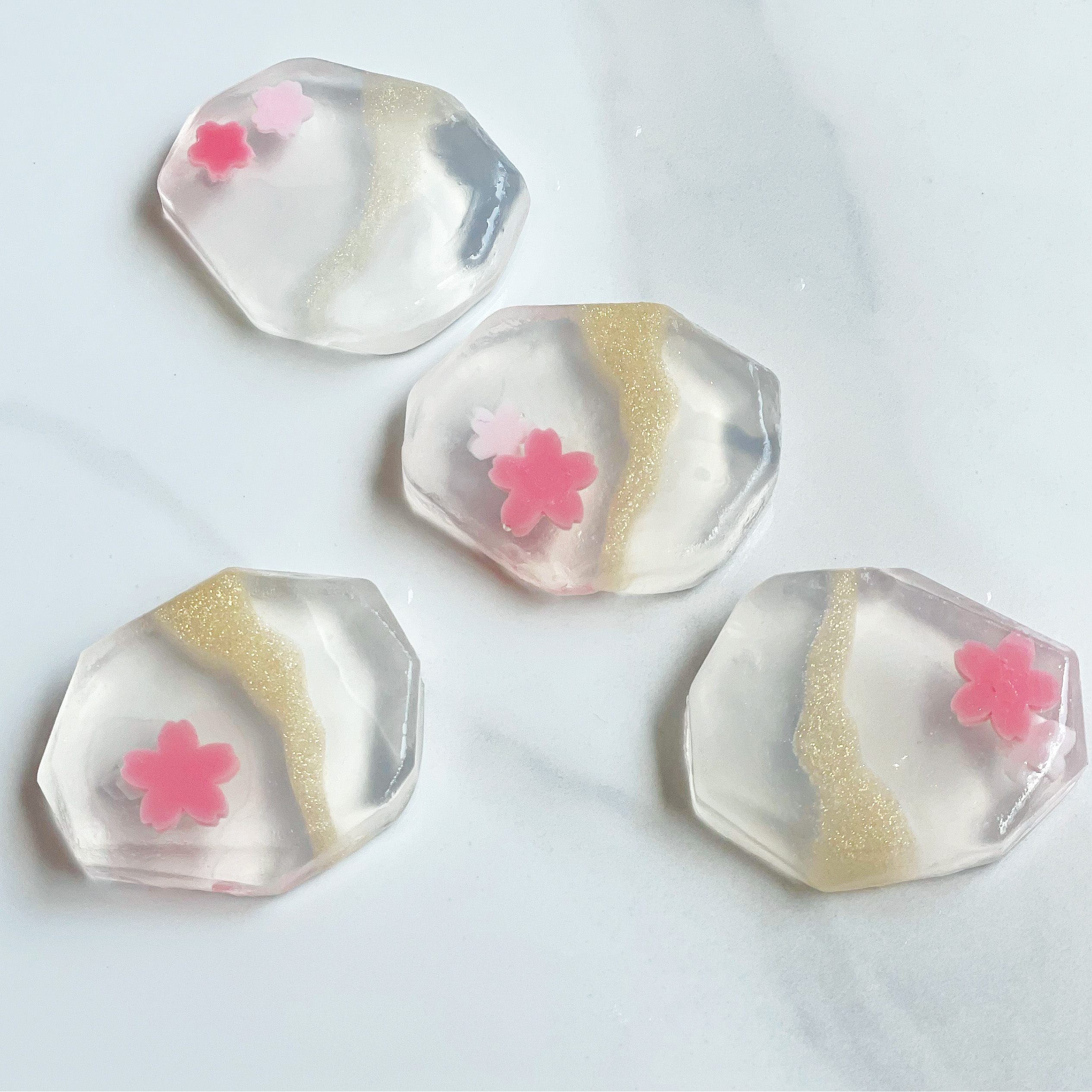 宝石石鹸（さくら・ガーデニア）