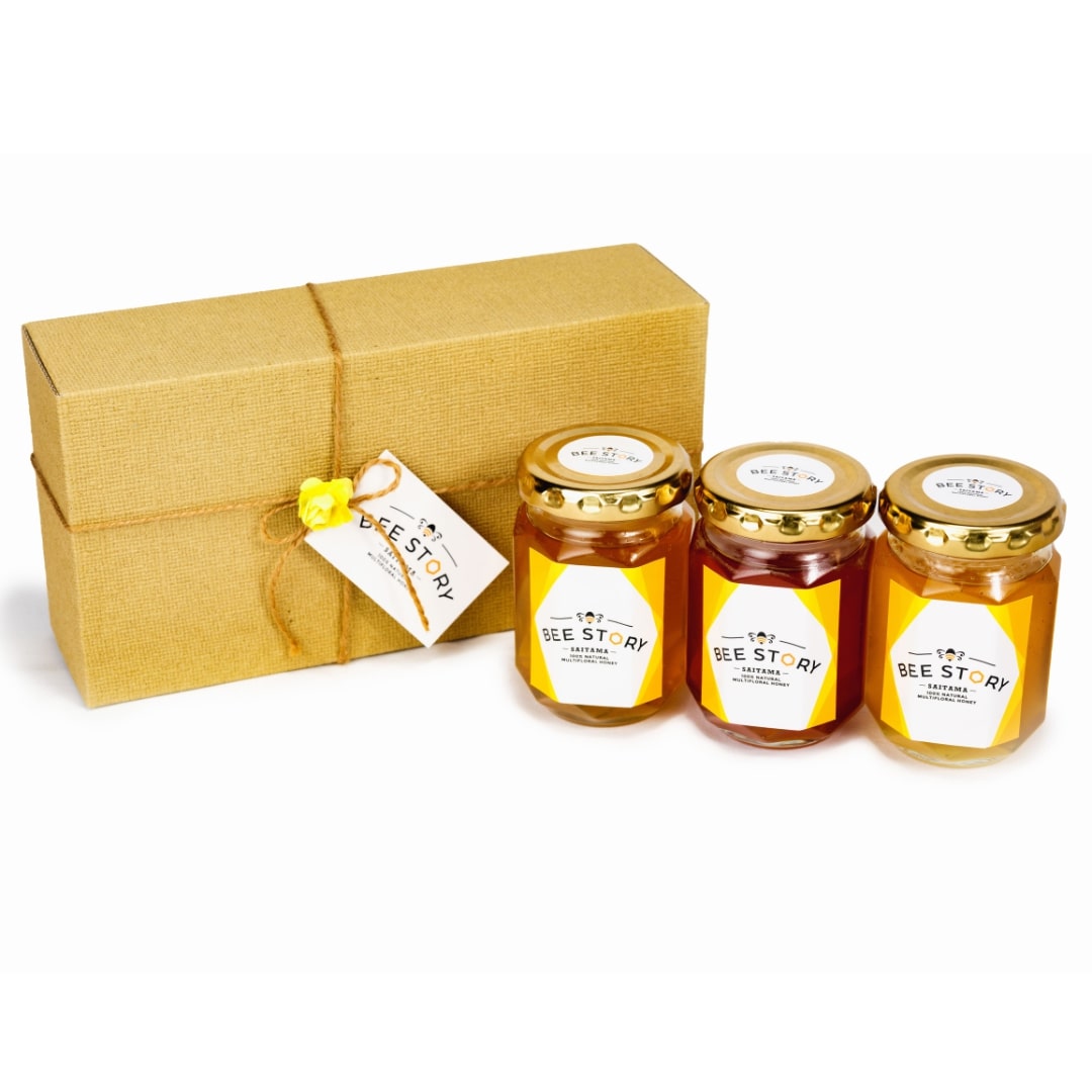 埼玉県産はちみつ（百花蜜）200ｇ×3個BOX