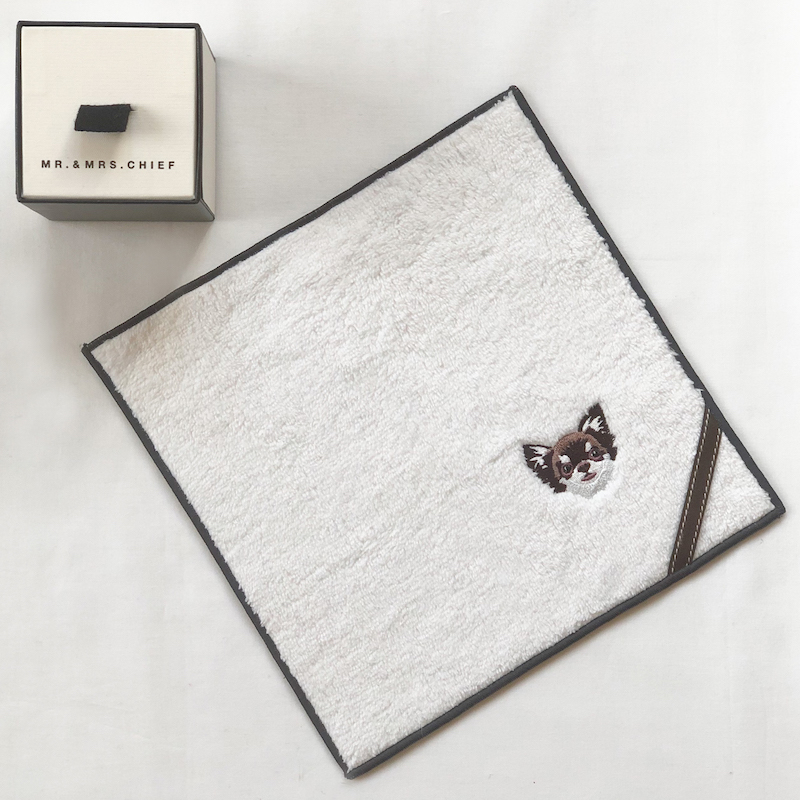 【人気の犬種を選べる】INUハンカチ＆ソックス BOX付き