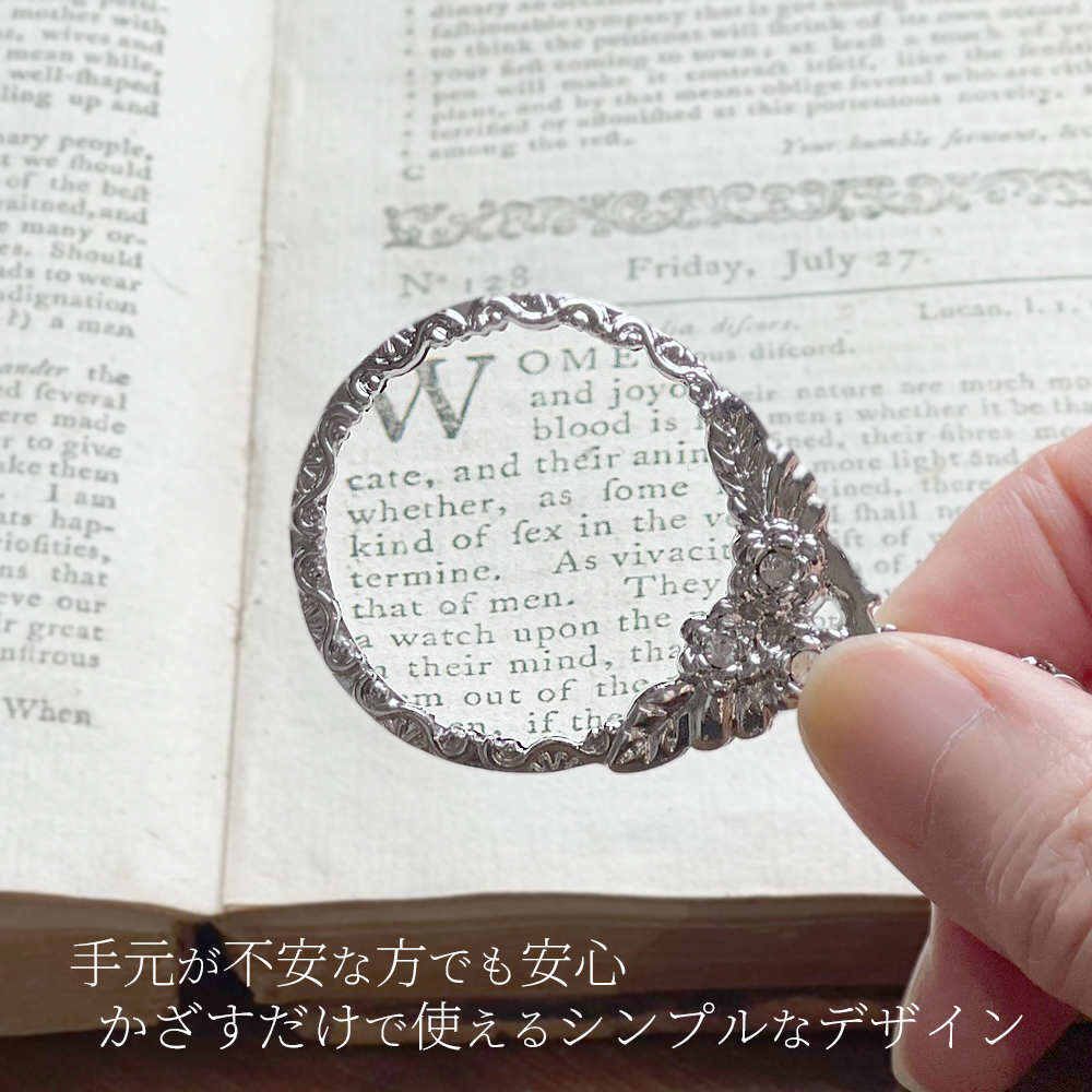 ラウンドルーペペンダント