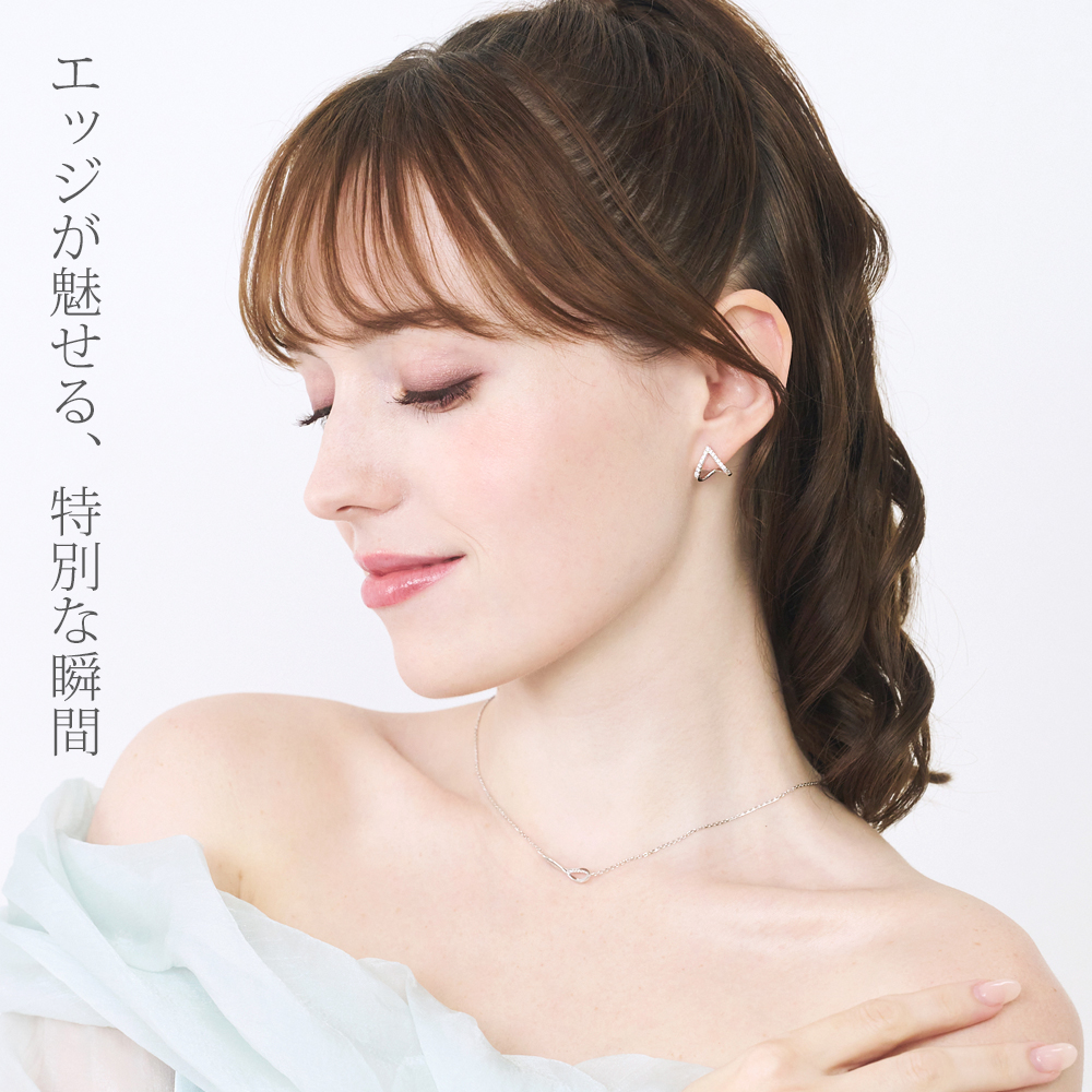 リバースハートピアス