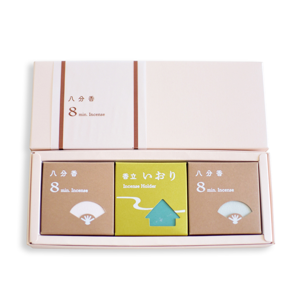 八分香と香立いおりセット　オリエンタル /香立 リーフ