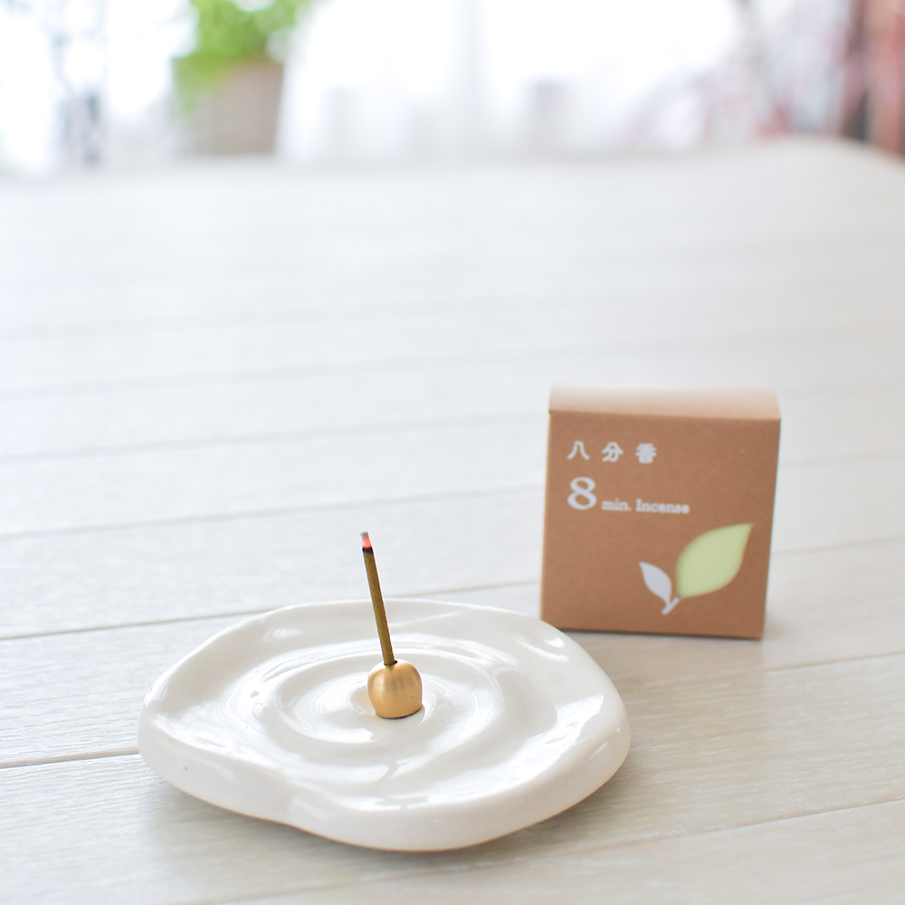 八分香と香立いおりセットハーブ/香立フルール・ド・リス