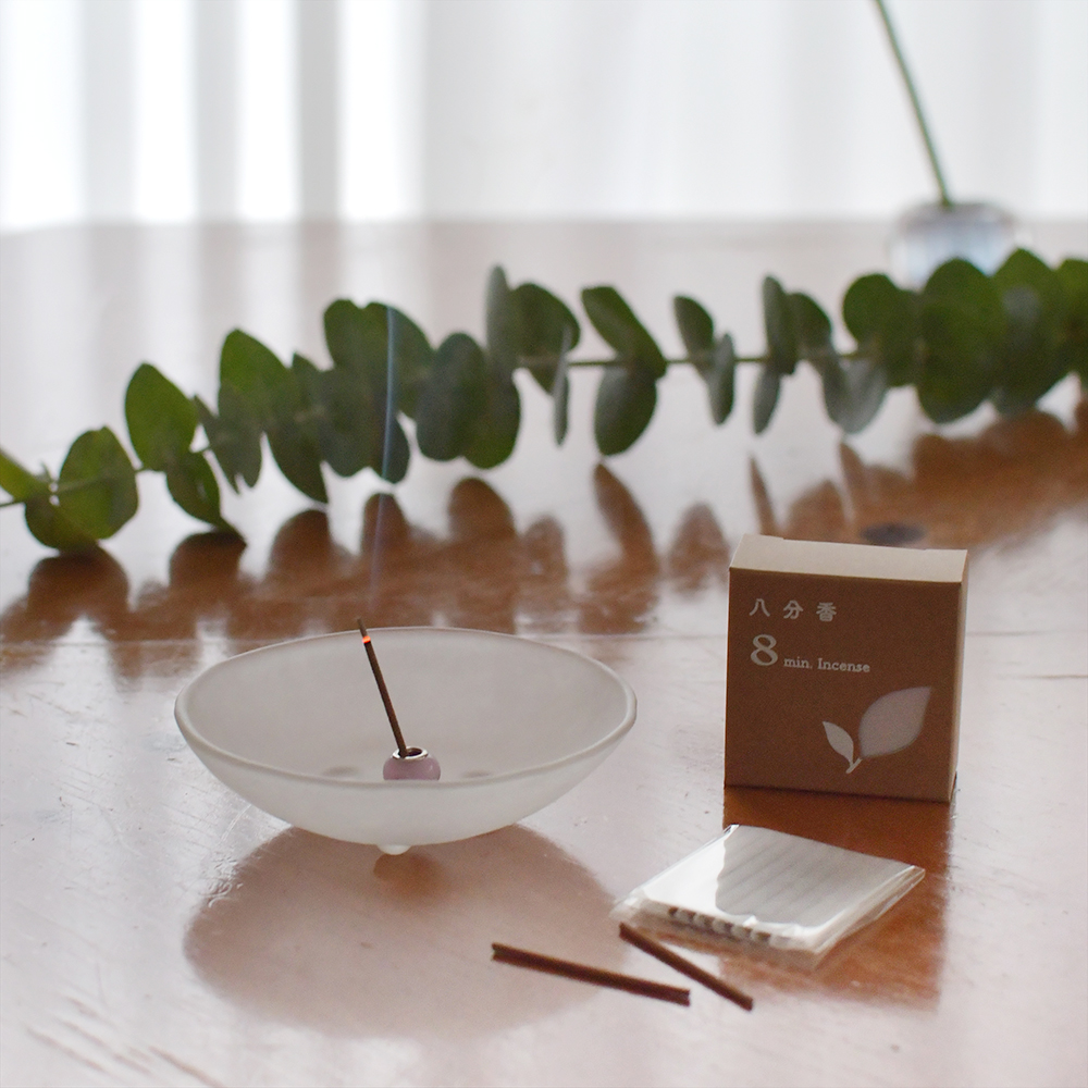 八分香と香立いおりセットハーブ/香立フルール・ド・リス