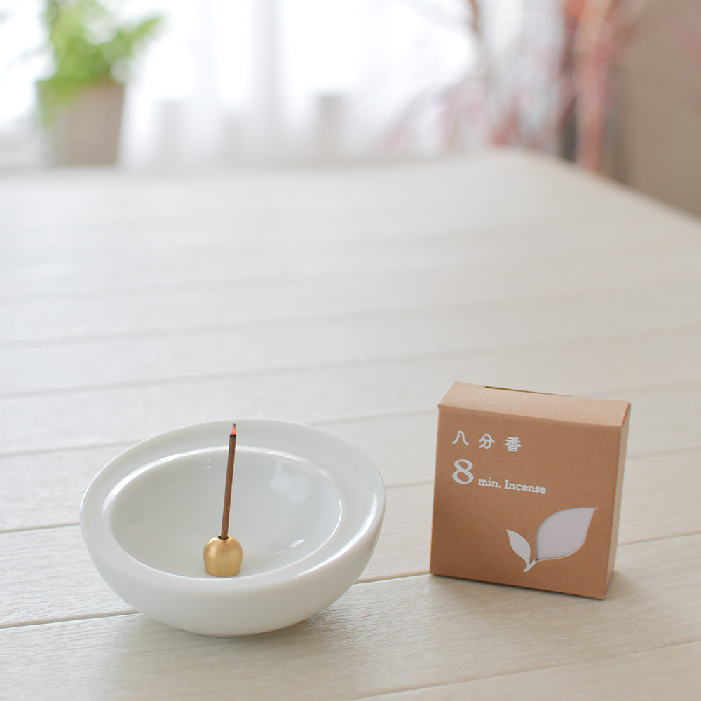 八分香と香立いおりセットハーブ/香立フルール・ド・リス