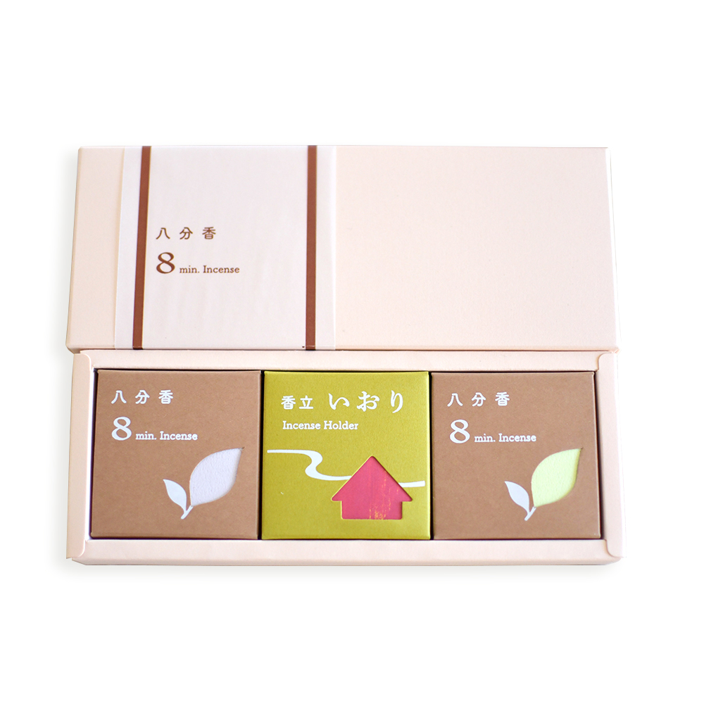 八分香と香立いおりセットハーブ/香立フルール・ド・リス