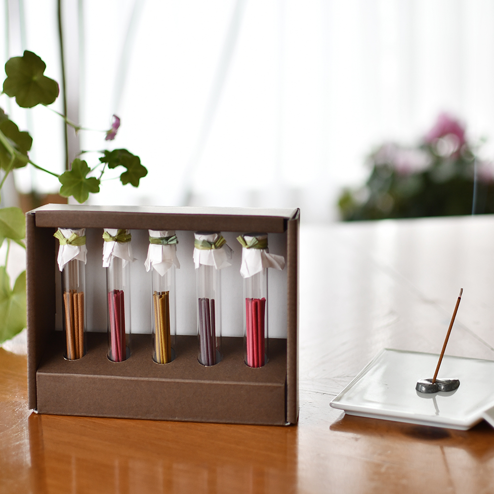 ビンのお香 ギフトセット 3種から選べる（漢方香・マイナスイオン香・ティーリーフインセンス）