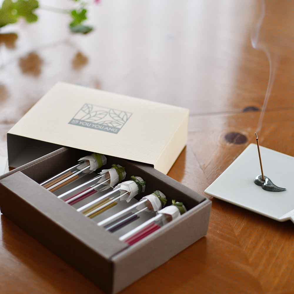 ビンのお香 ギフトセット 3種から選べる（漢方香・マイナスイオン香・ティーリーフインセンス）