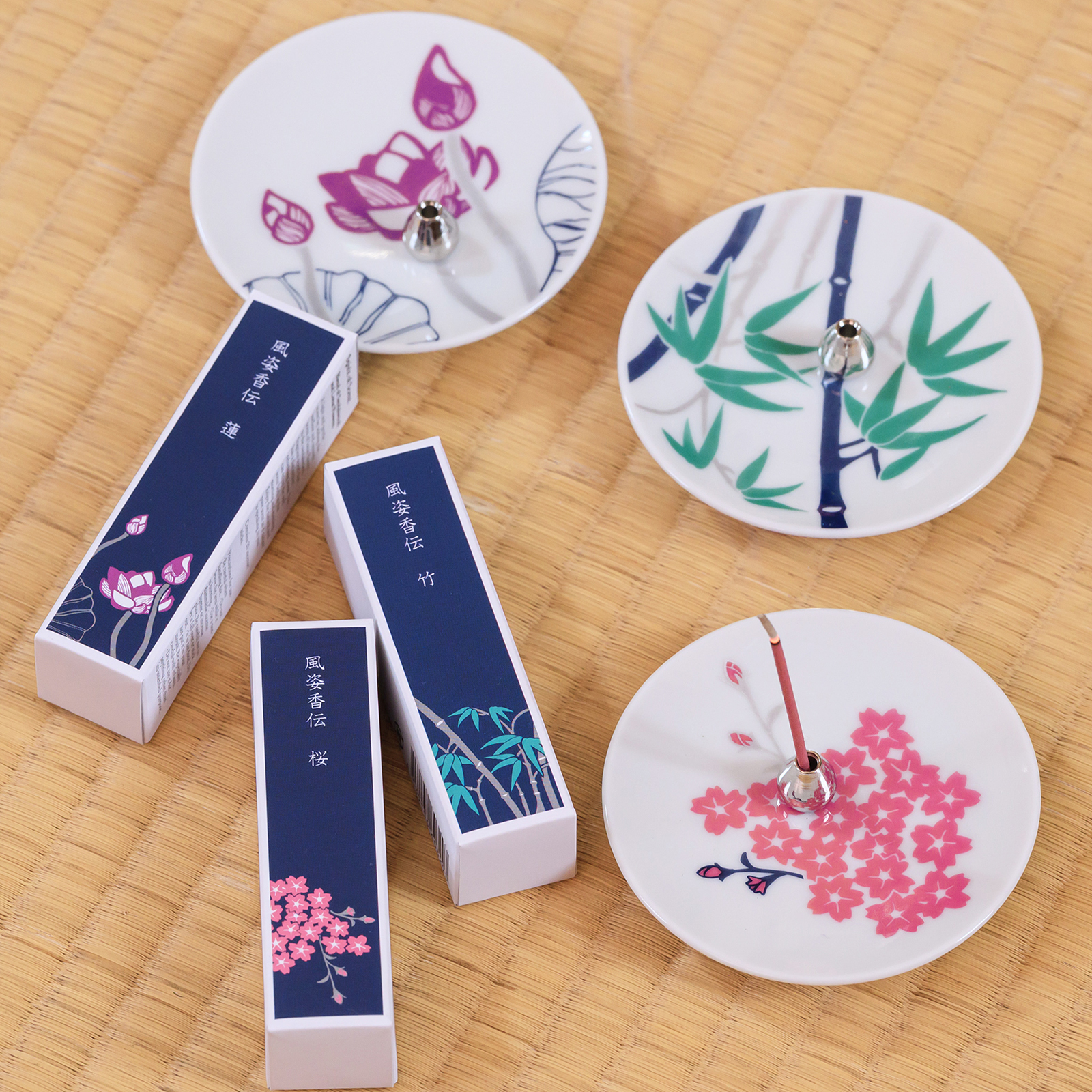 風姿香伝　お香と香皿セット