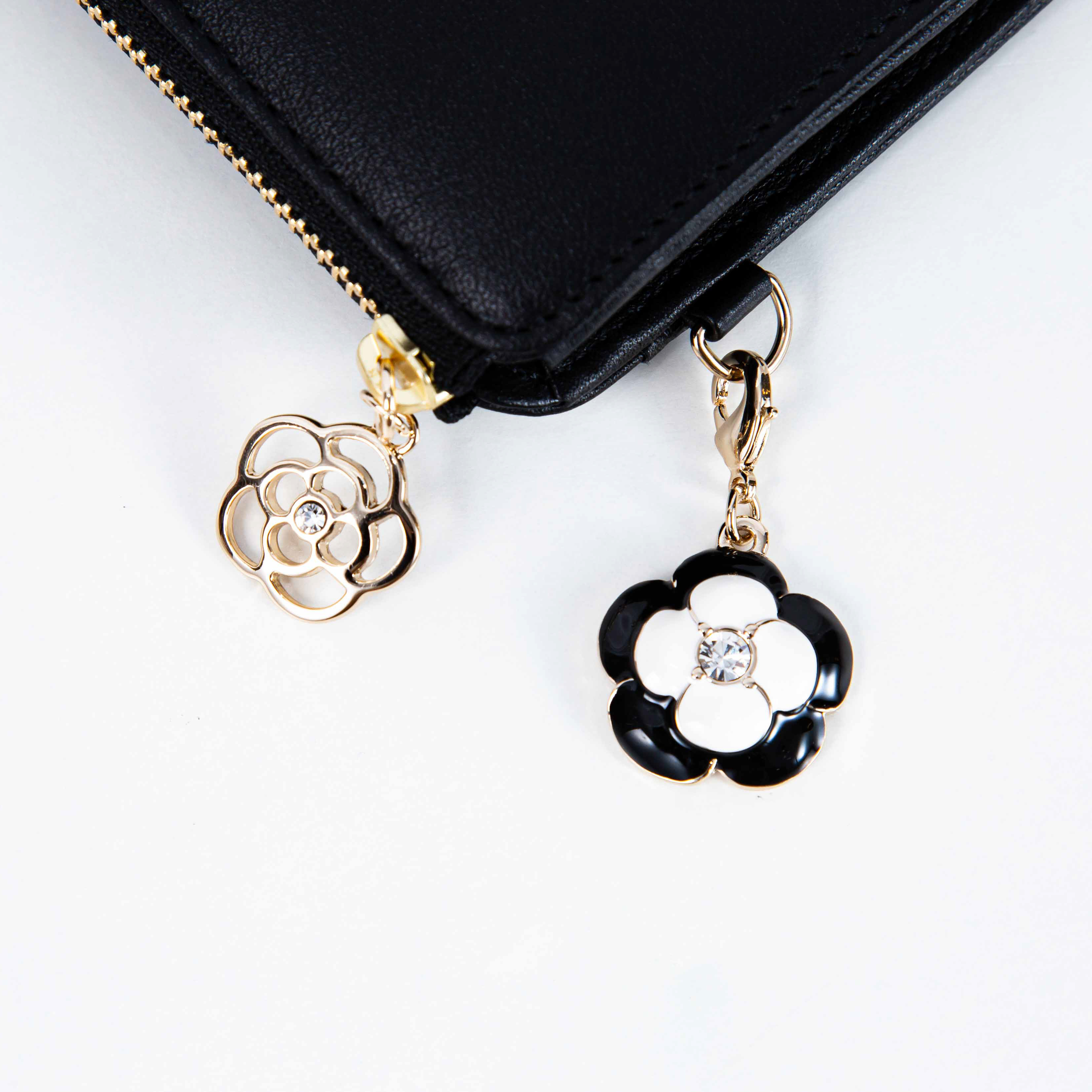 ワッフル Lファスナー長財布