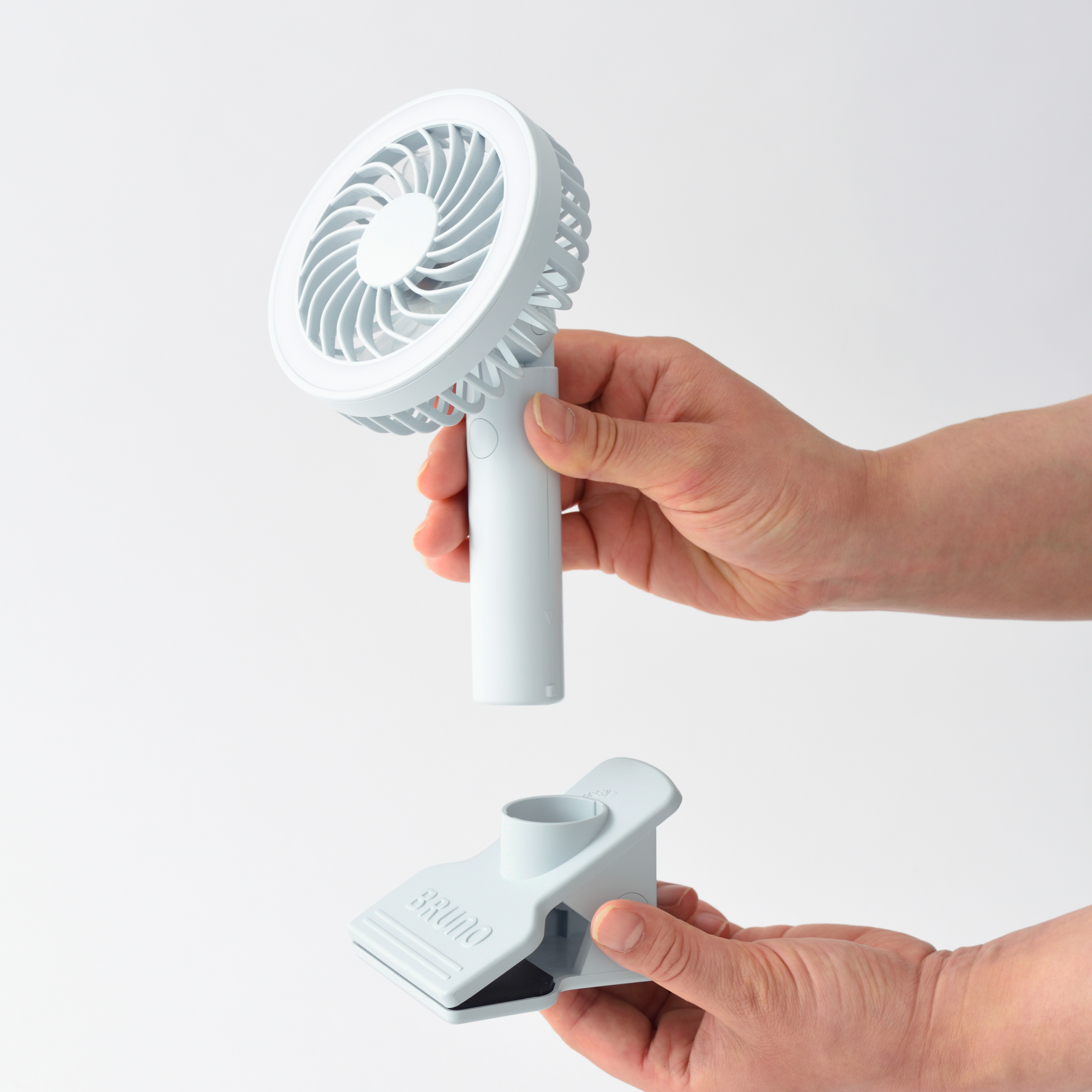 ポータブルクリップライトファン