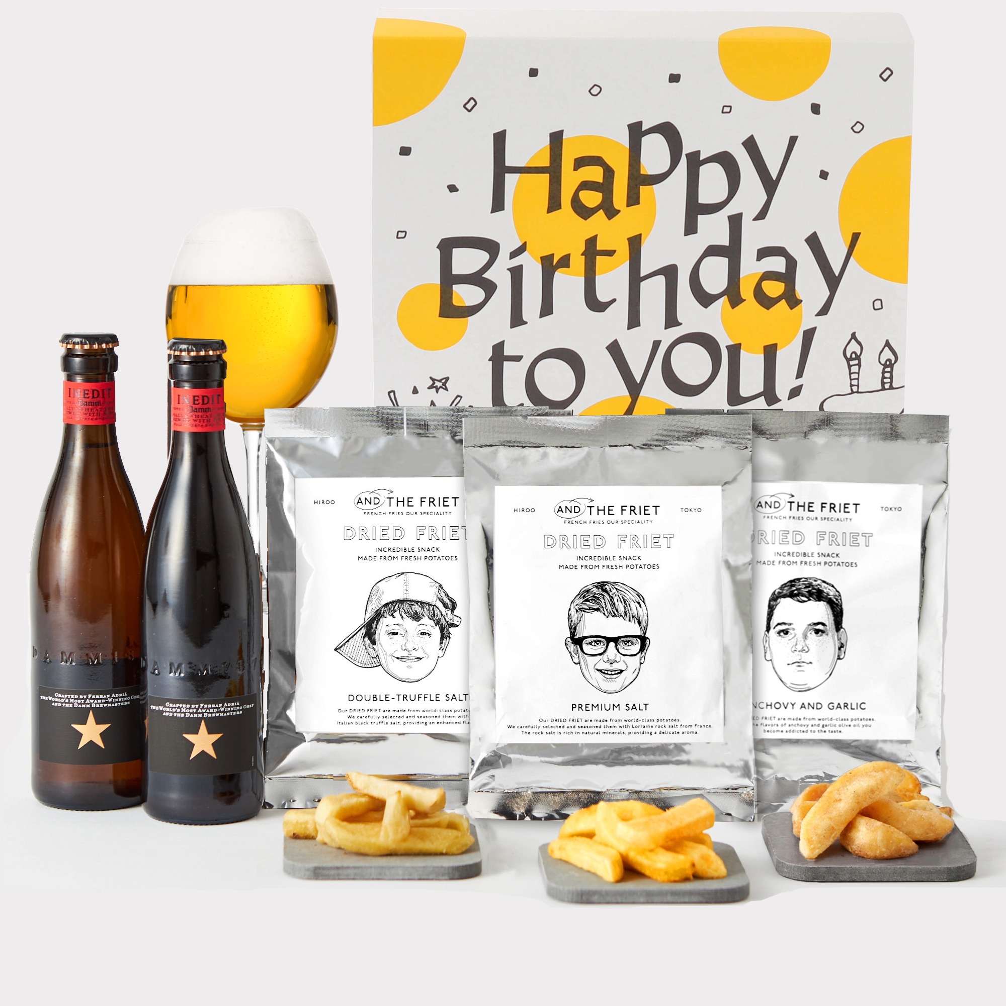 【誕生日専用ボックス】タンプ限定！選べる贅沢スナックと究極のビールのギフトセット