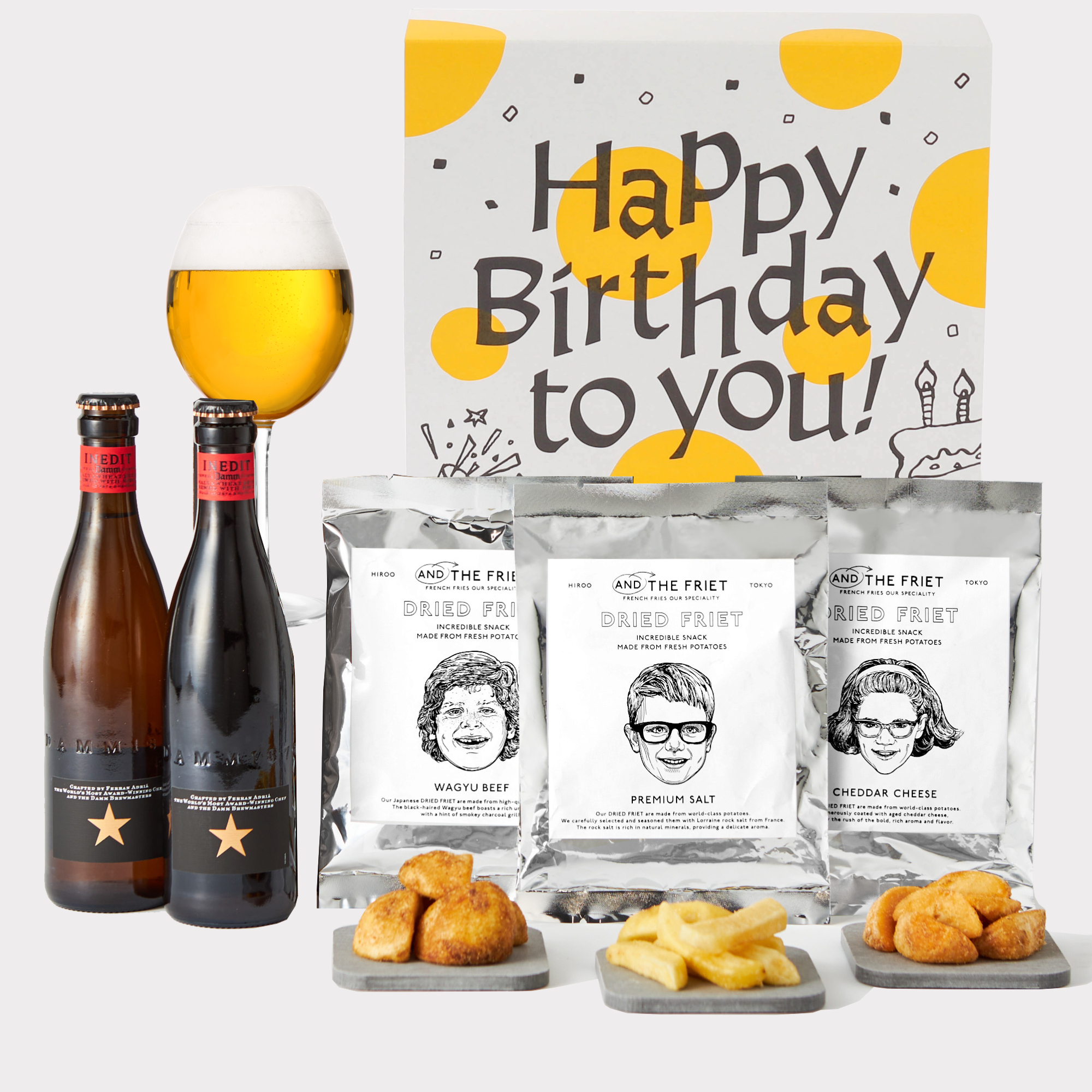 【誕生日専用ボックス】タンプ限定！選べる贅沢スナックと究極のビールのギフトセット