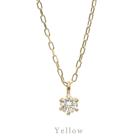 K10 ダイヤモンド0.05ct ネックレス/63-7895-7896-8028