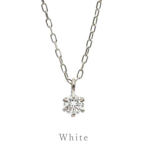 K10 ダイヤモンド0.05ct ネックレス/63-7895-7896-8028