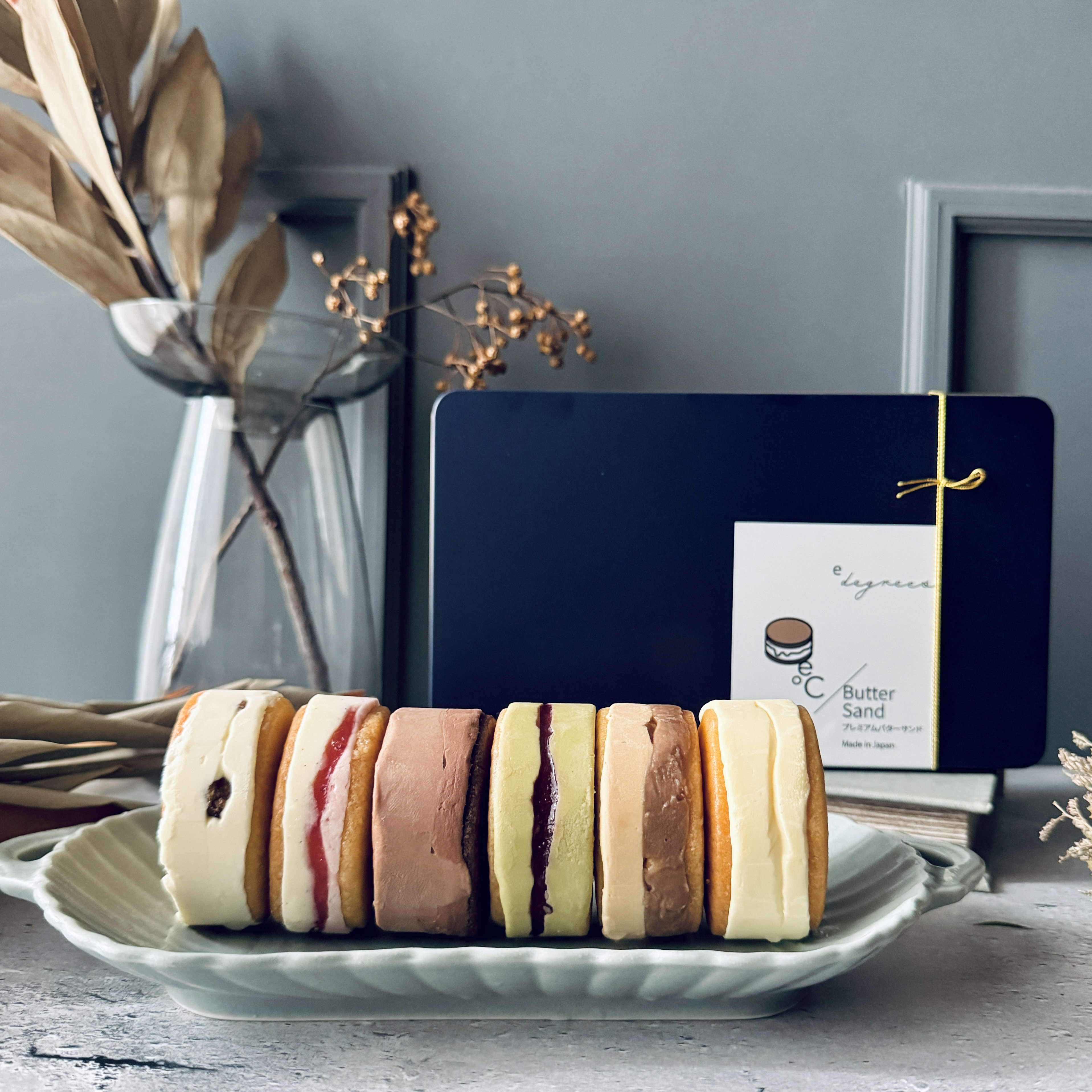 北海道バターサンド／6種類 x 各1個セット