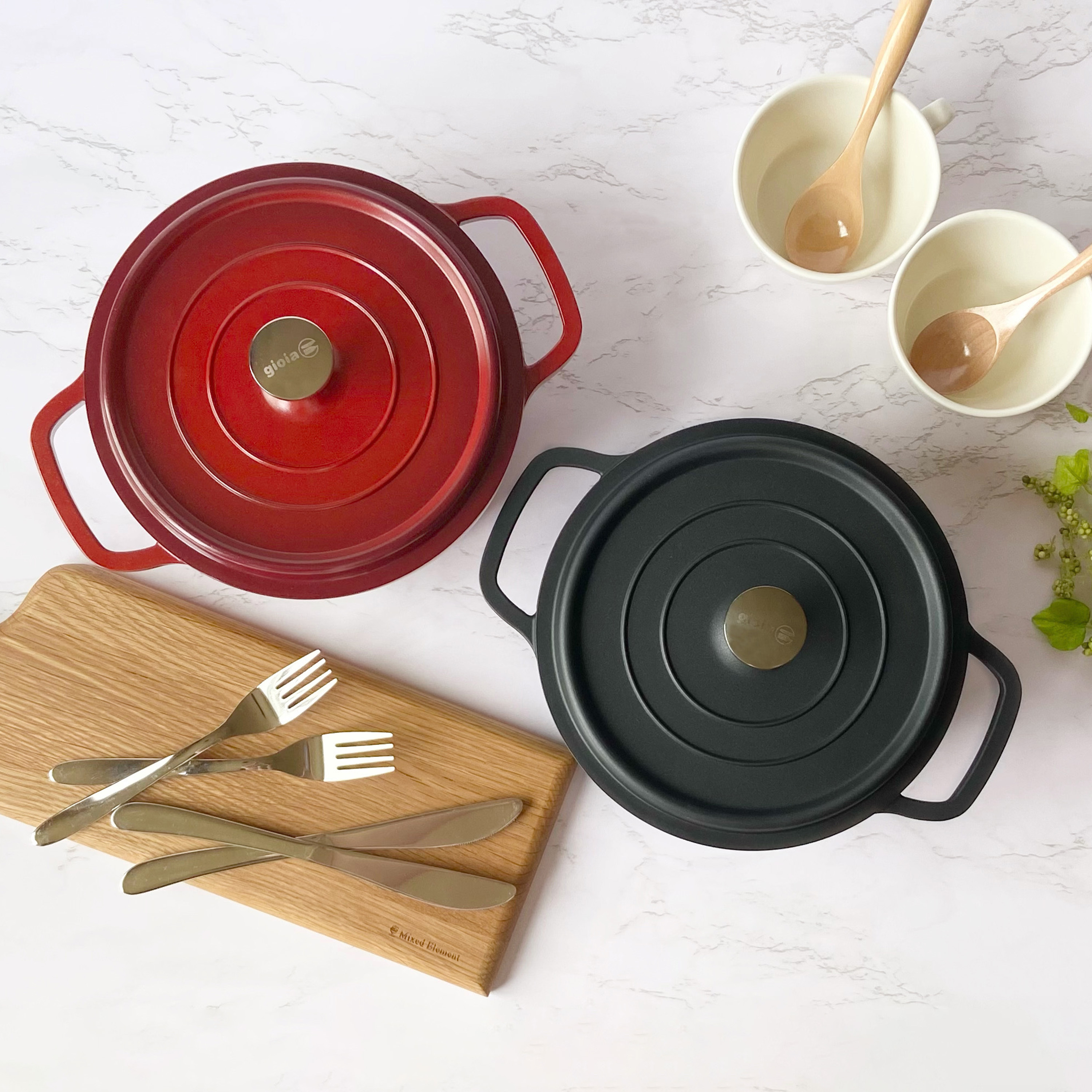 ジョイア キャセロール20cm鍋敷きセット レッド K20884116 雑貨 代引不可 ジョイア キャセロール20cm鍋敷きセット レッド K20884116 キッチン