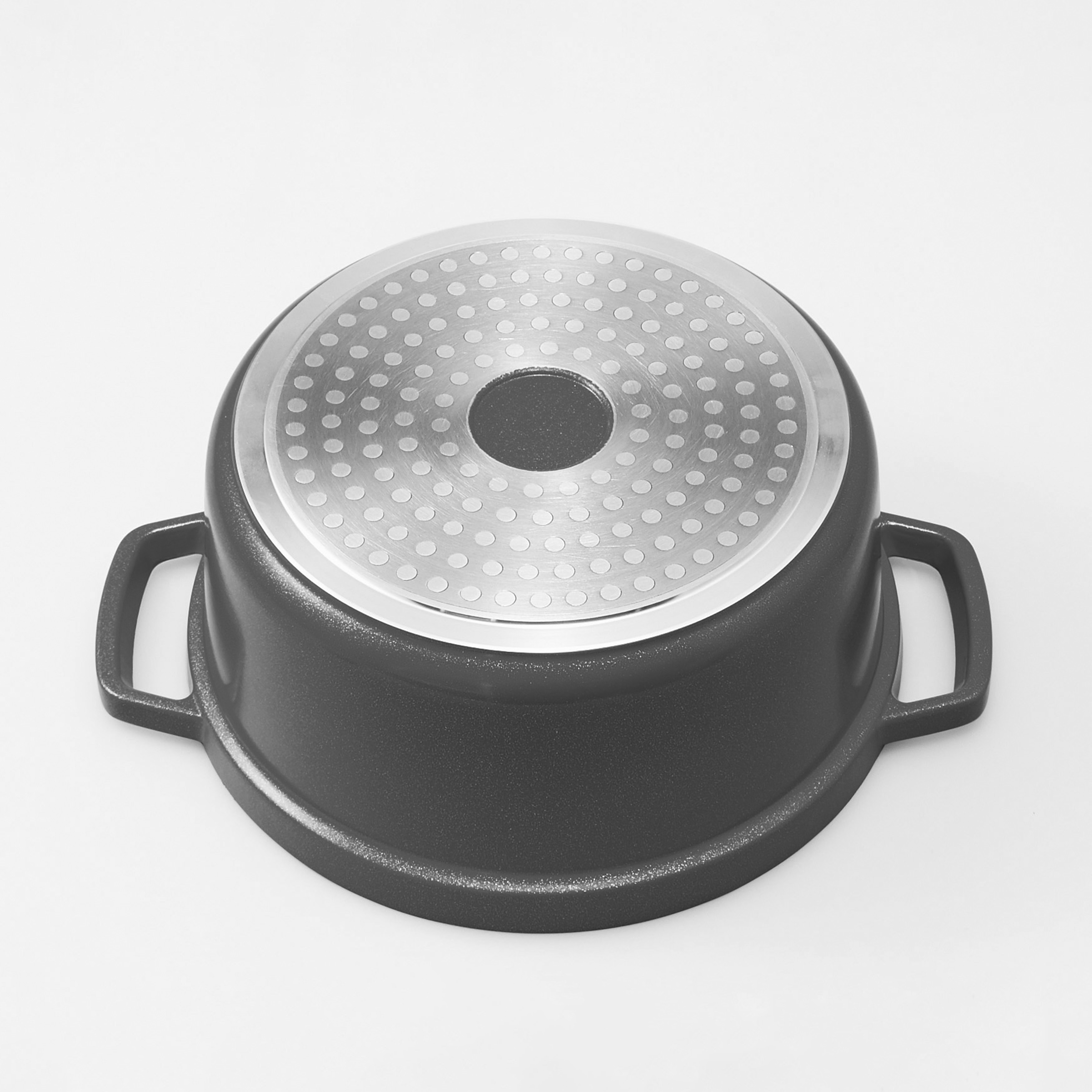 キャセロール20cm/24cm・蒸し器・ハンドルカバー3点セット