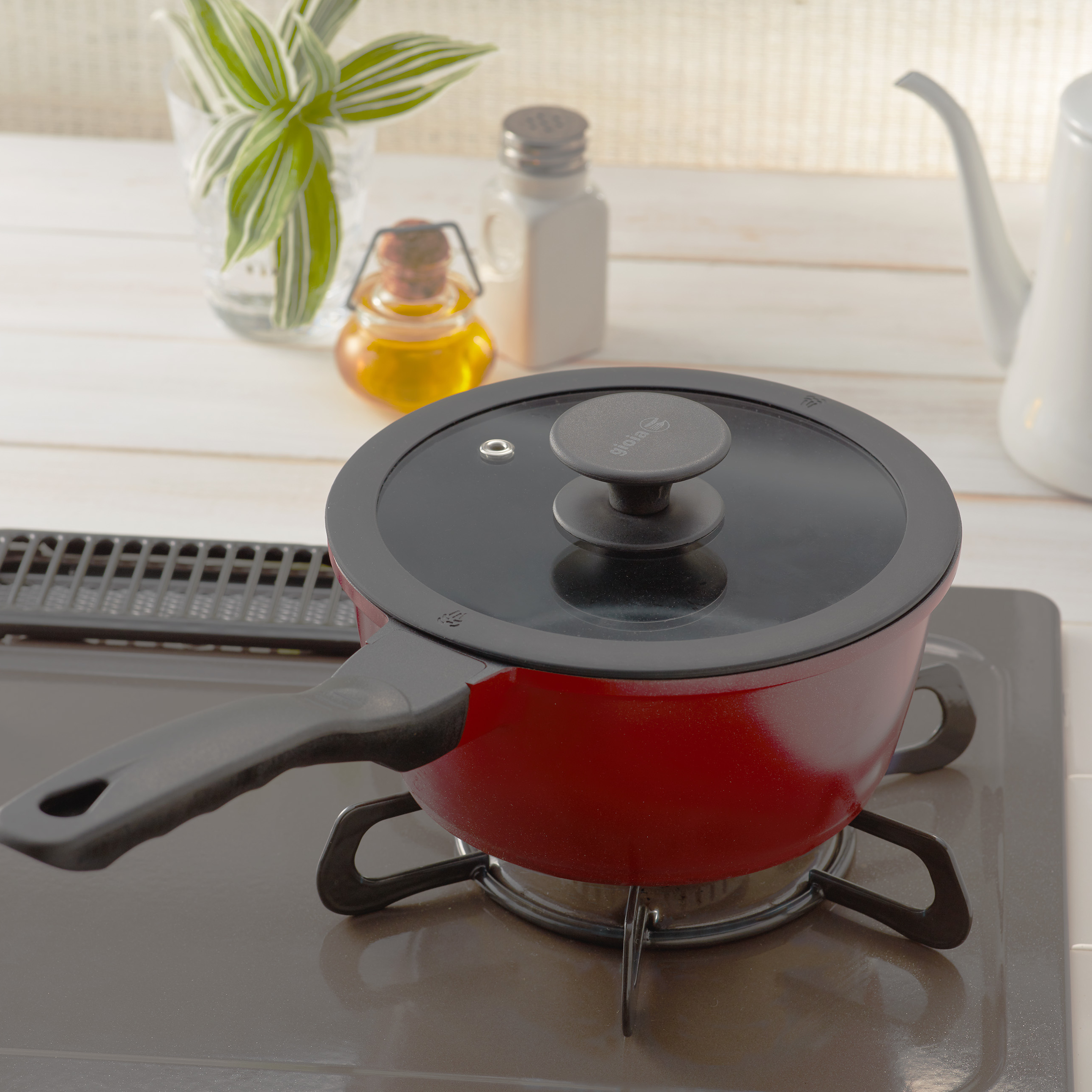 キャセロール20cm/24cm・ソースパン・蒸し器3点セット