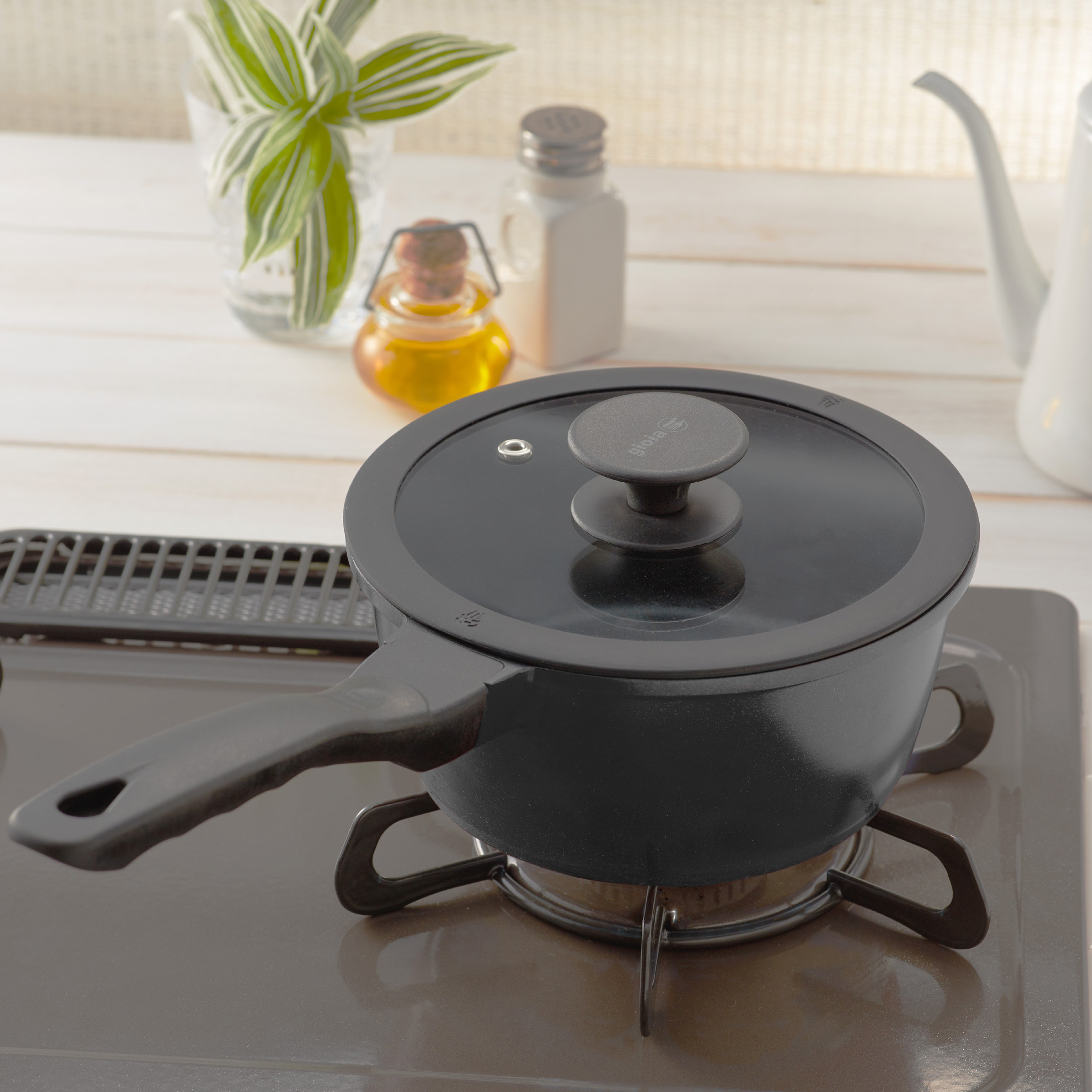 キャセロール20cm/24cm・ソースパン・蒸し器3点セット