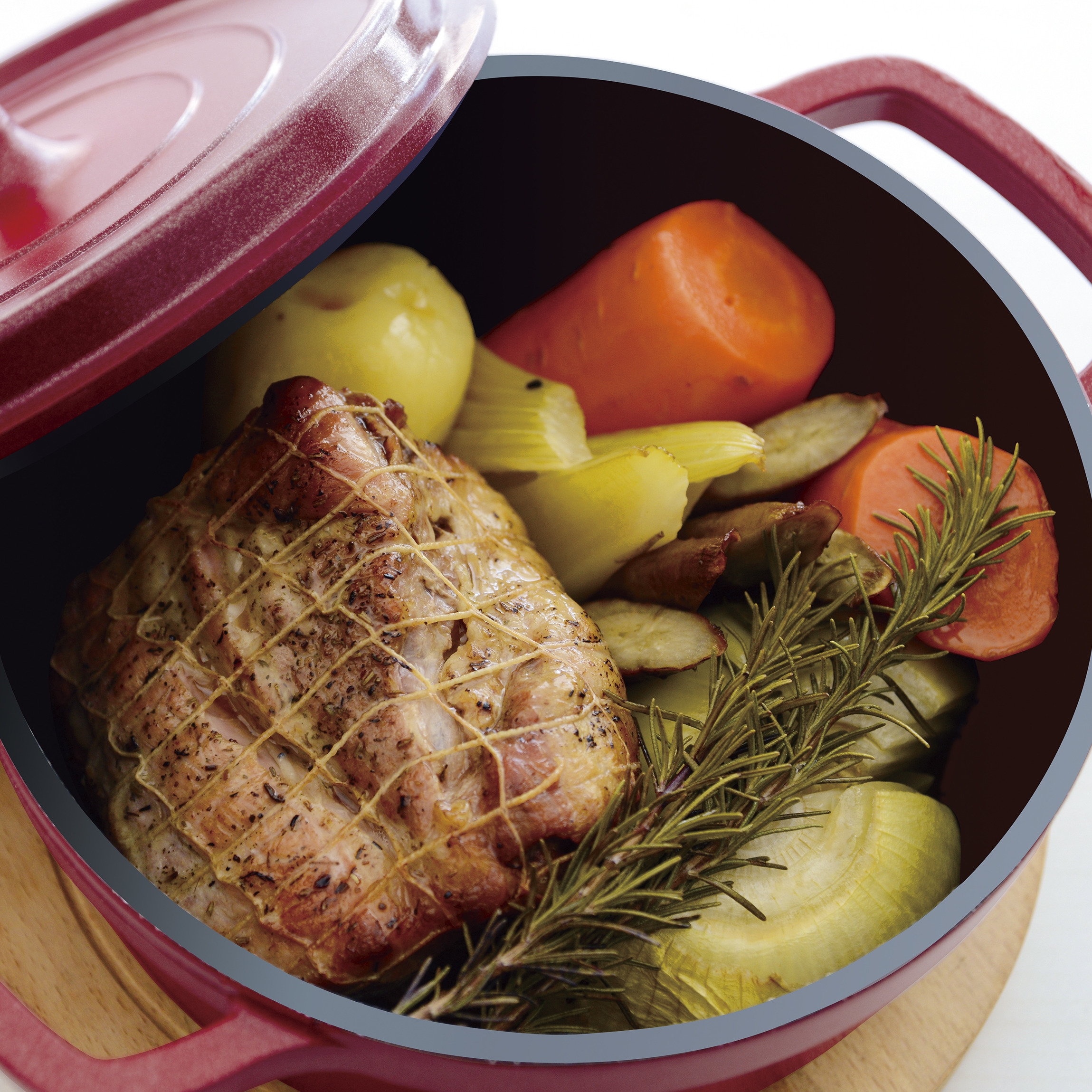 キャセロール20cm/24cm・ソースパン・蒸し器3点セット