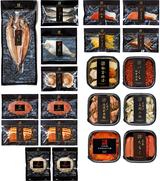 【贅沢 海の幸14点・山の幸6点セット】北海道 極宝珠漬セット F