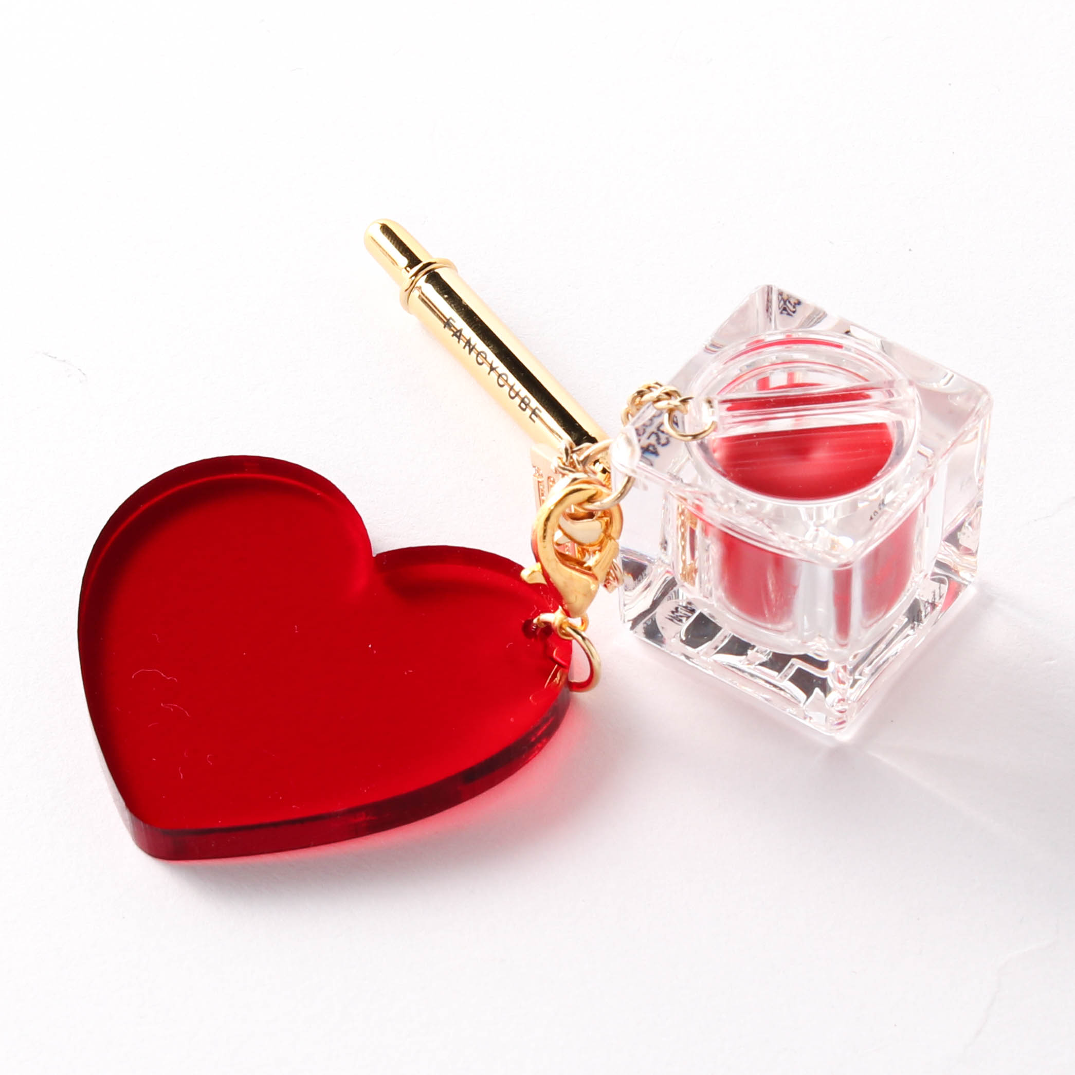 【名入れ】マルチリップ＆リップブラシとチャームセット