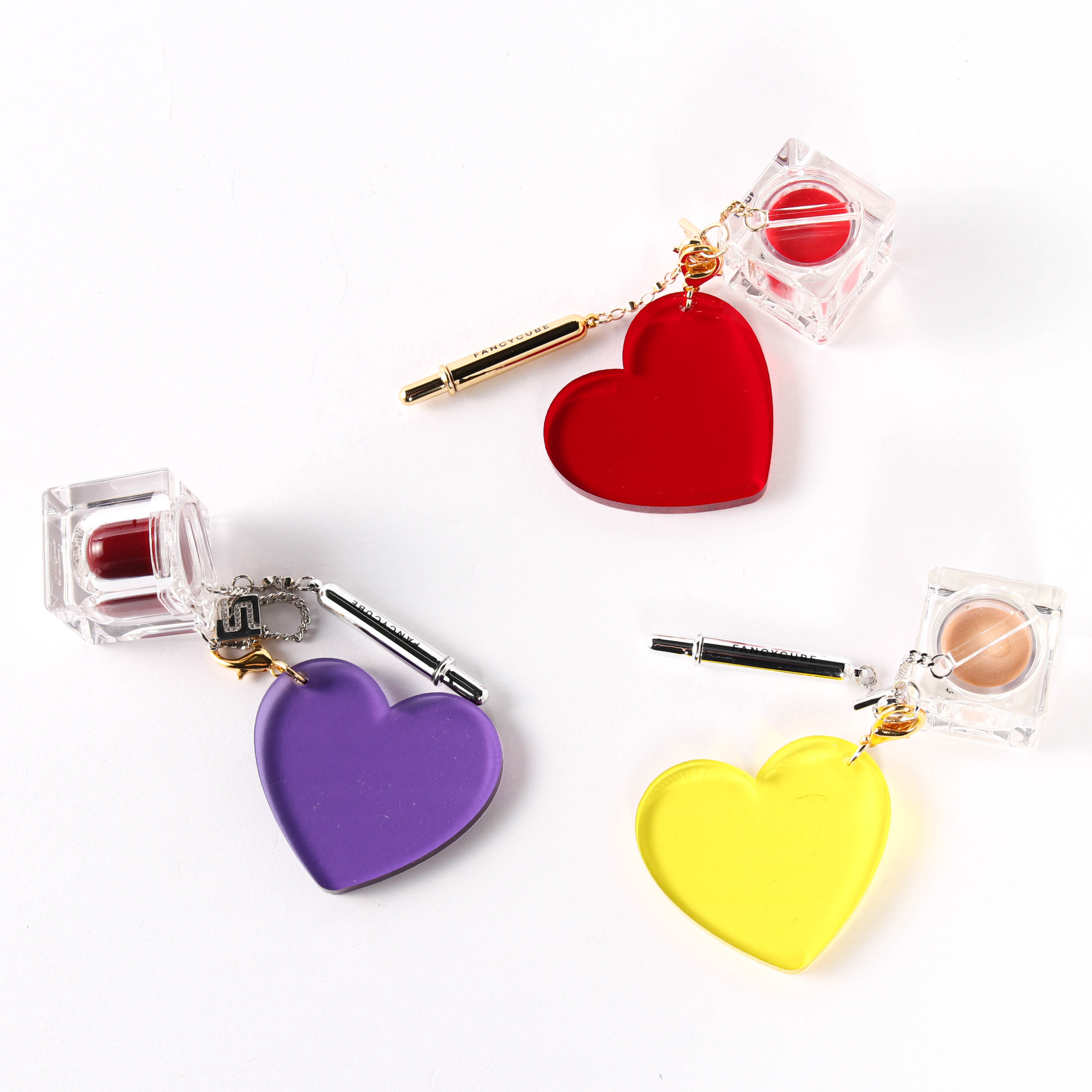 【名入れ】マルチリップ＆リップブラシとチャームセット