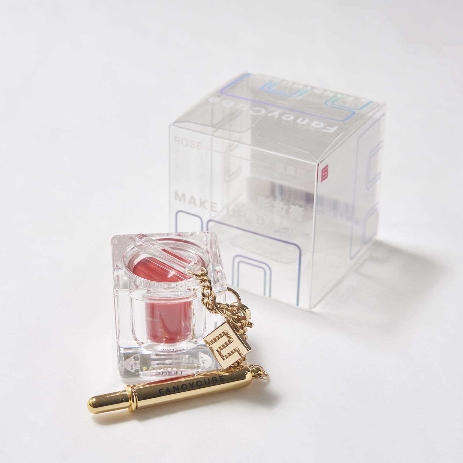 【名入れ】マルチリップ＆リップブラシとチャームセット