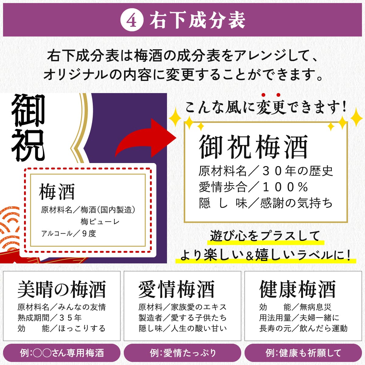 生まれた日のメモリアル新聞付き 名入れ梅酒【720ml】