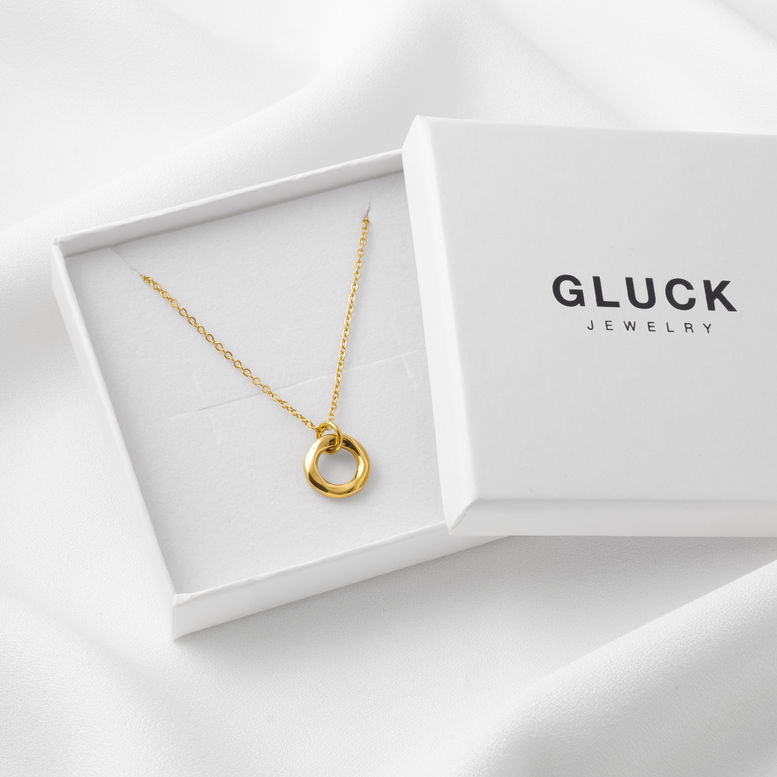 【ペアセット/ギフトBOX付】ラウンドネックレス