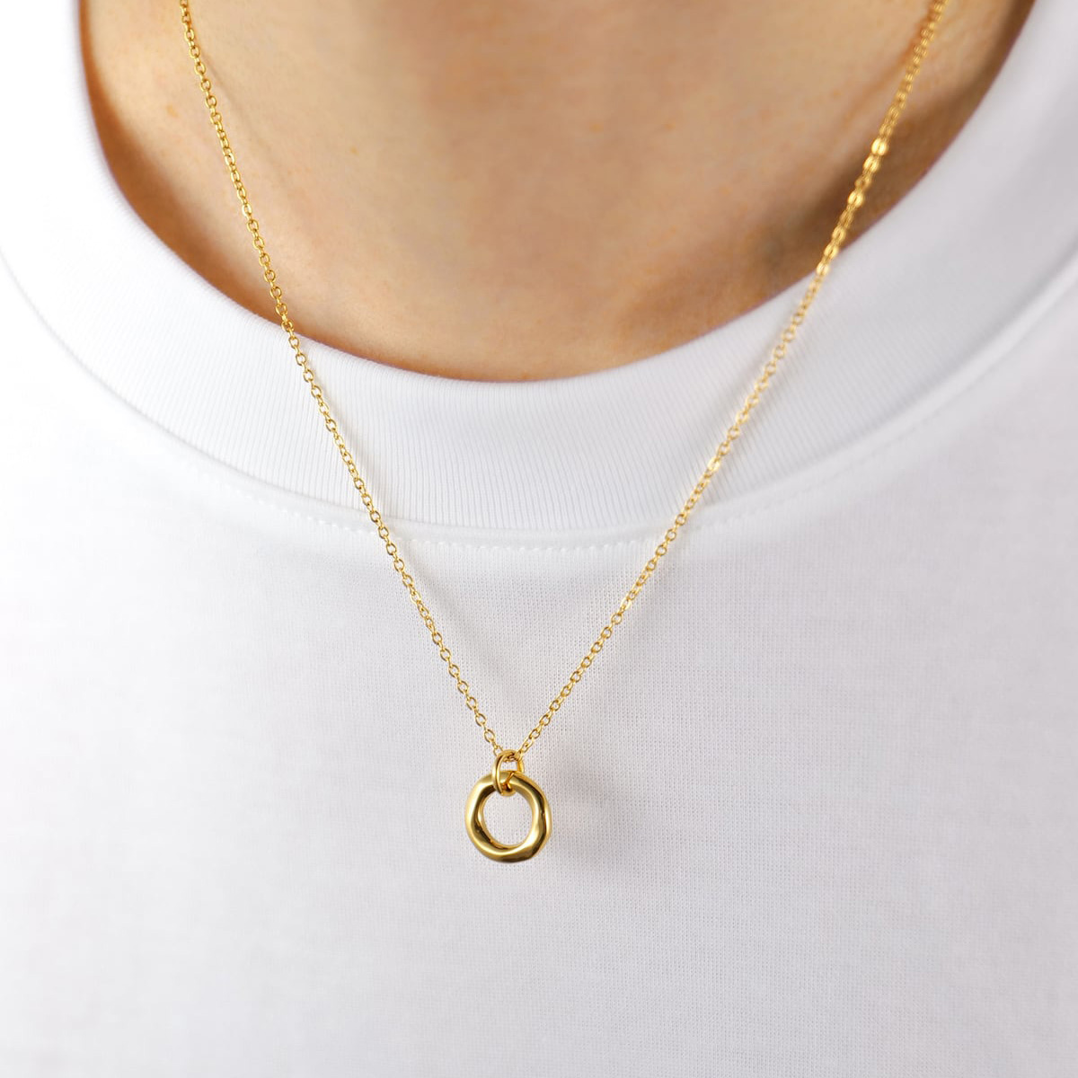 【ペアセット/ギフトBOX付】ラウンドネックレス