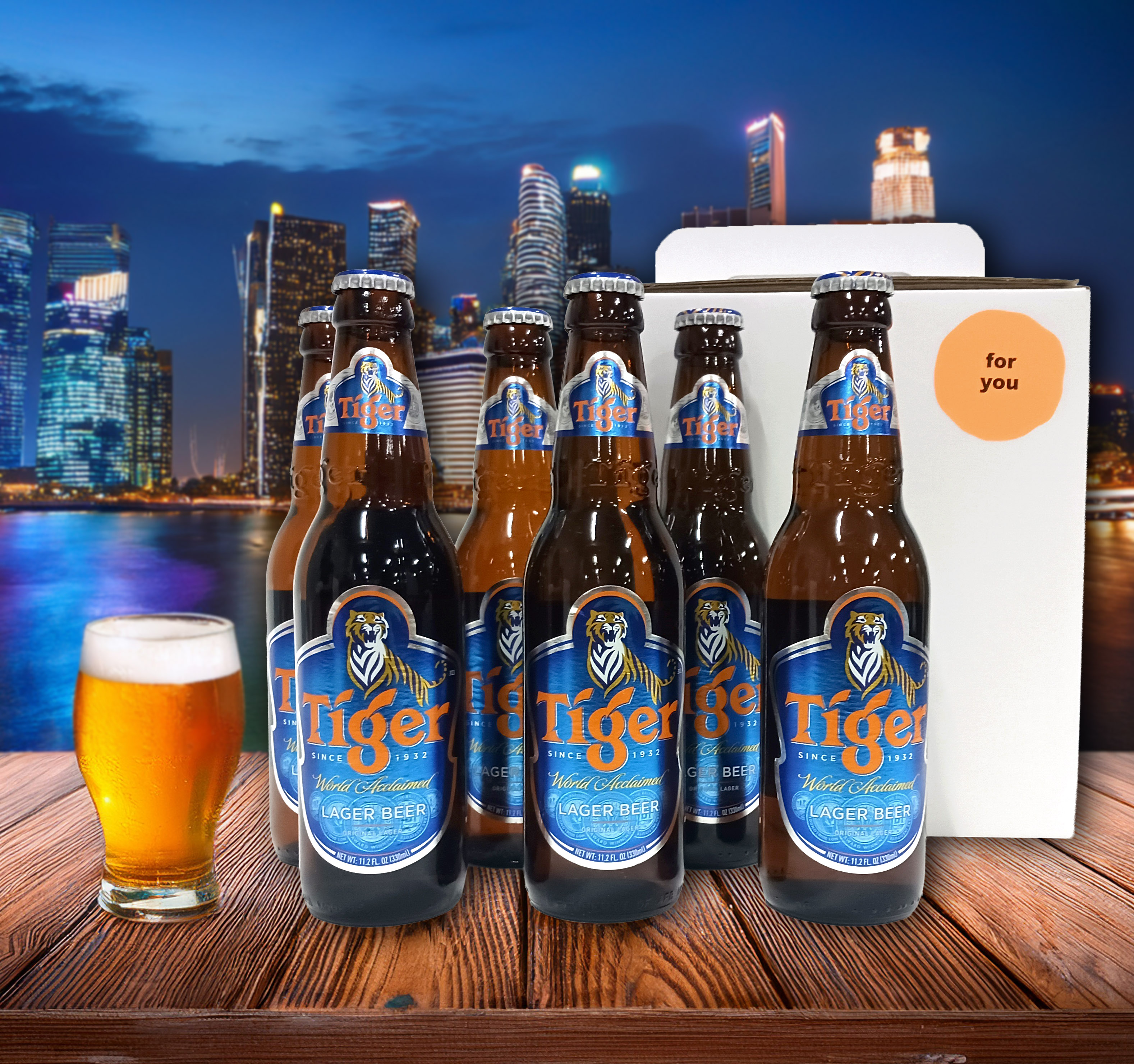 シンガポールが誇る爽快なキレ！ タイガービール6本セット