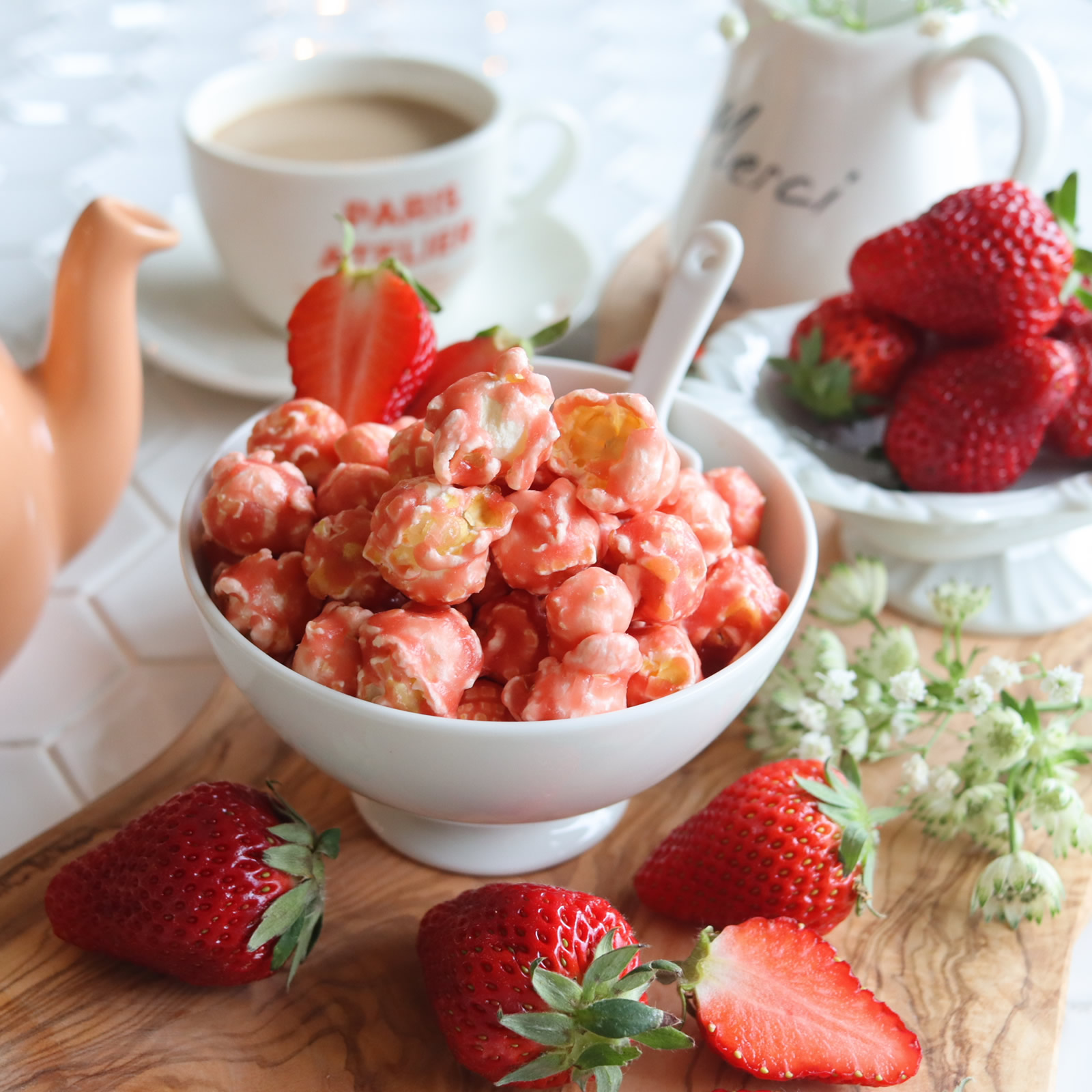 【ボックス付き】ボトルポップコーン8点ギフトセット(キャラメル&ショコラ&いちごみるく＆抹茶ミルク)