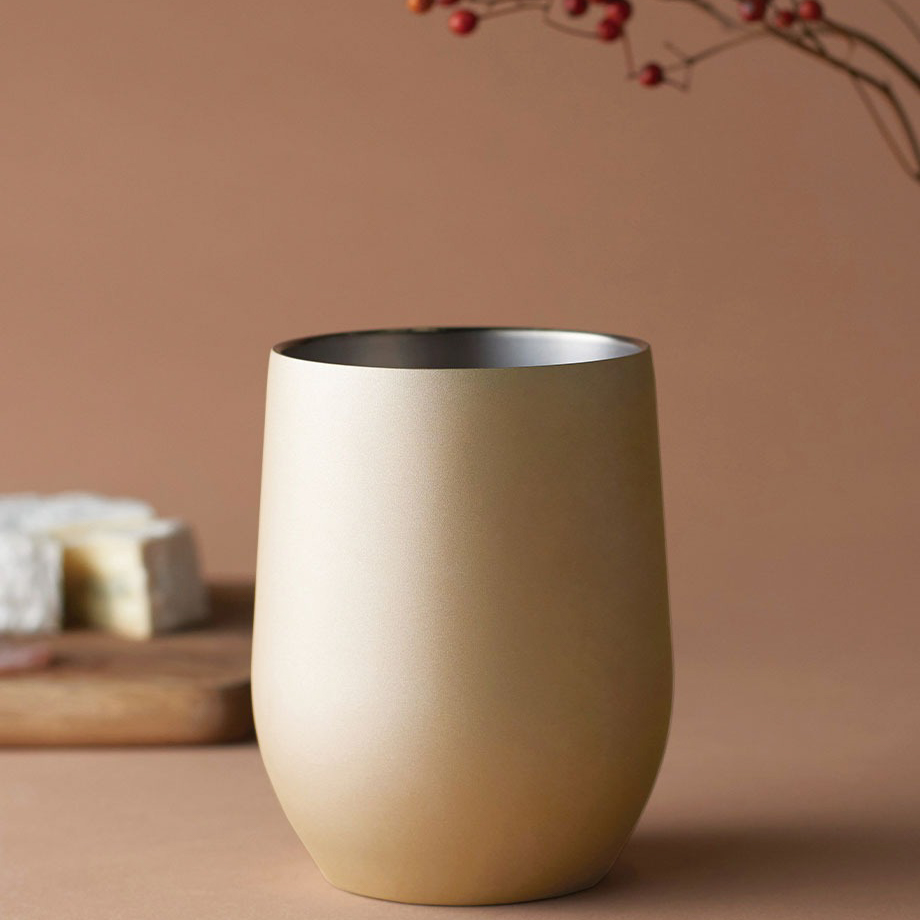 【イニシャル名入れ無料】ペア真空ステンレスサーモタンブラー