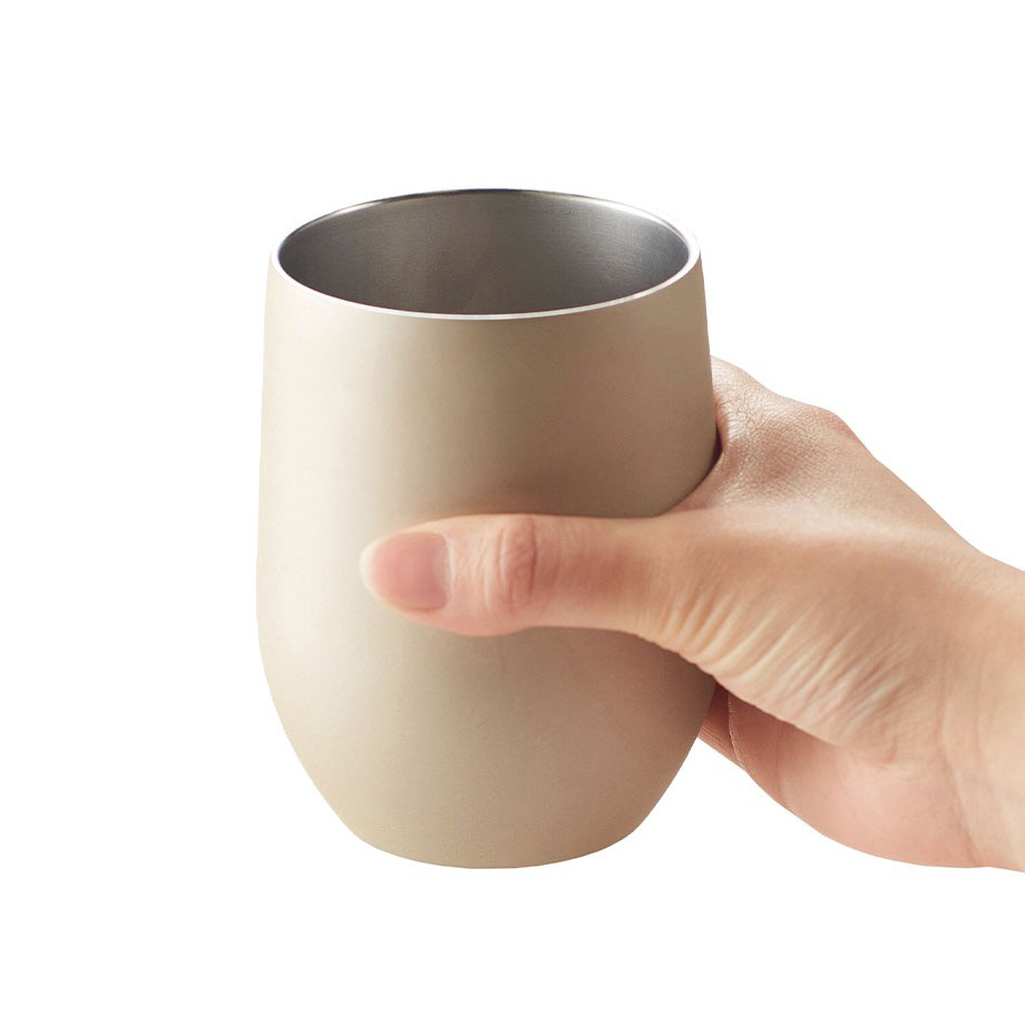 【イニシャル名入れ無料】ペア真空ステンレスサーモタンブラー