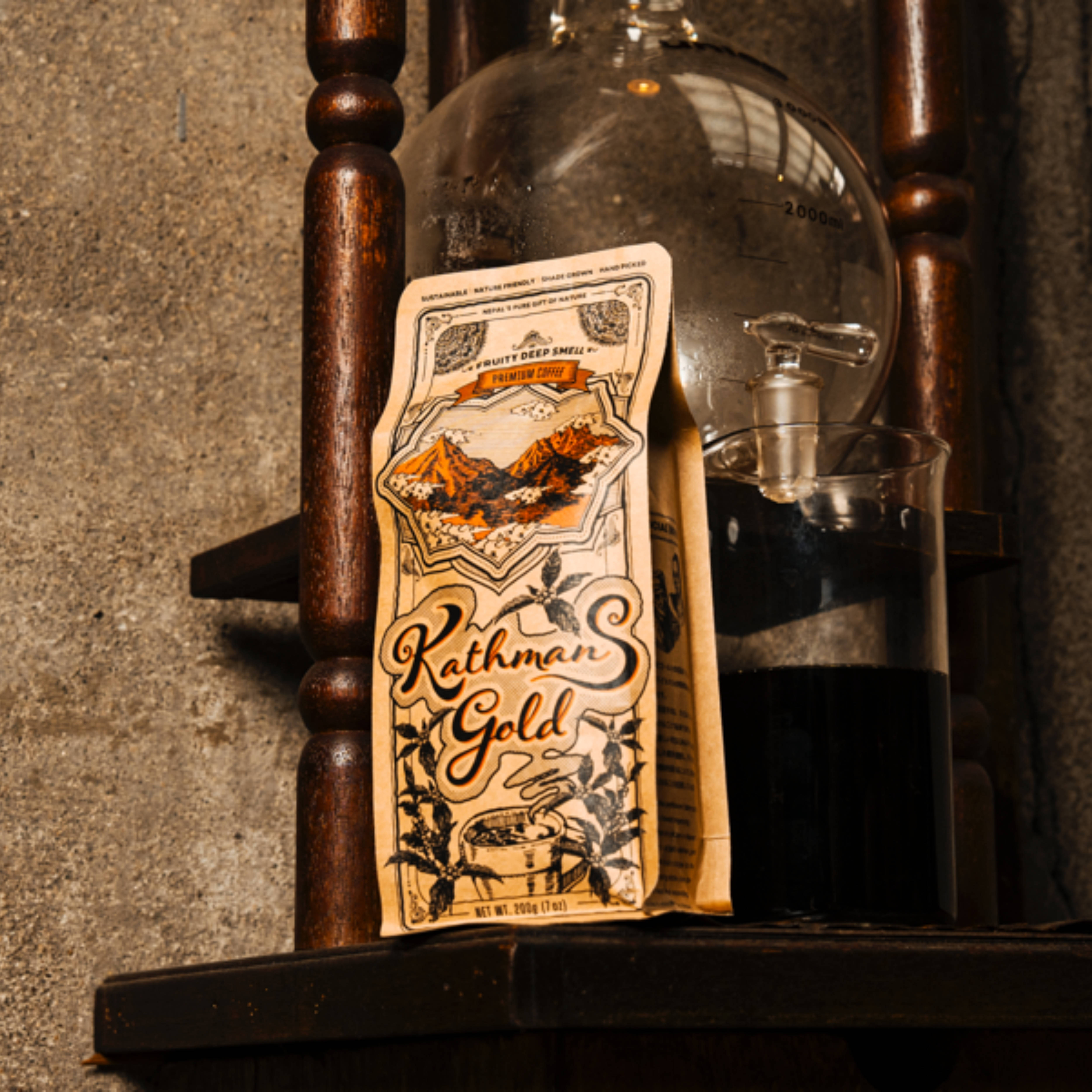 カトマンズゴールド コーヒー粉(200g)